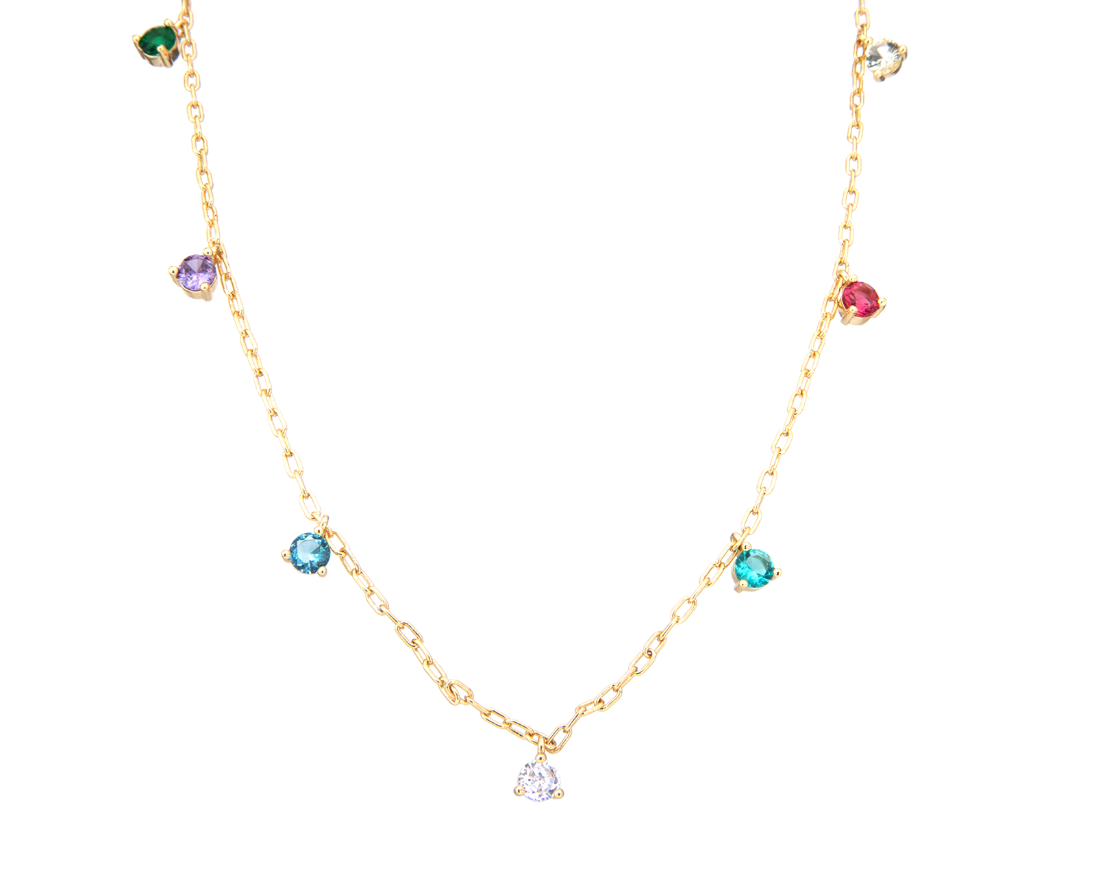 Collar de Chapa de Oro 18 K Girondela