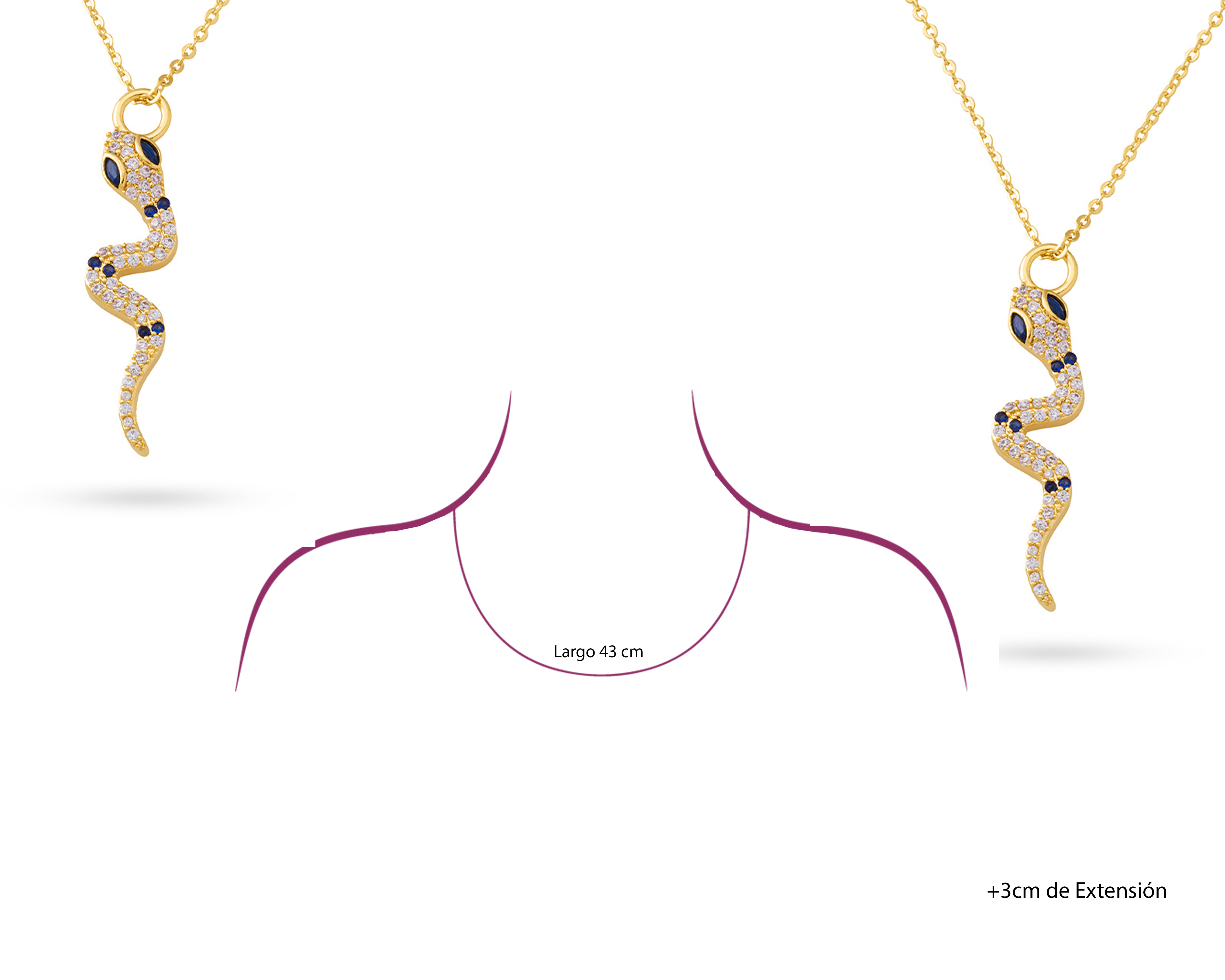 Foto 5 | Foto 5 | Collar de Chapa de Oro 18K Unlimited