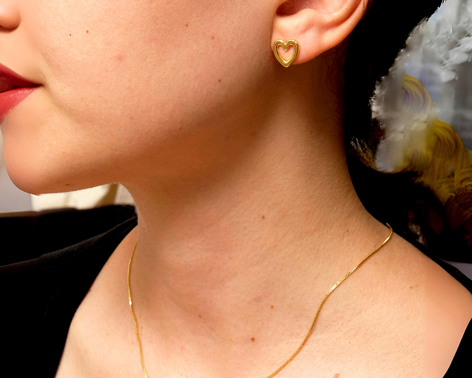 Foto 7 | Foto 7 | Collar y Aretes de Chapa de Oro Girondela
