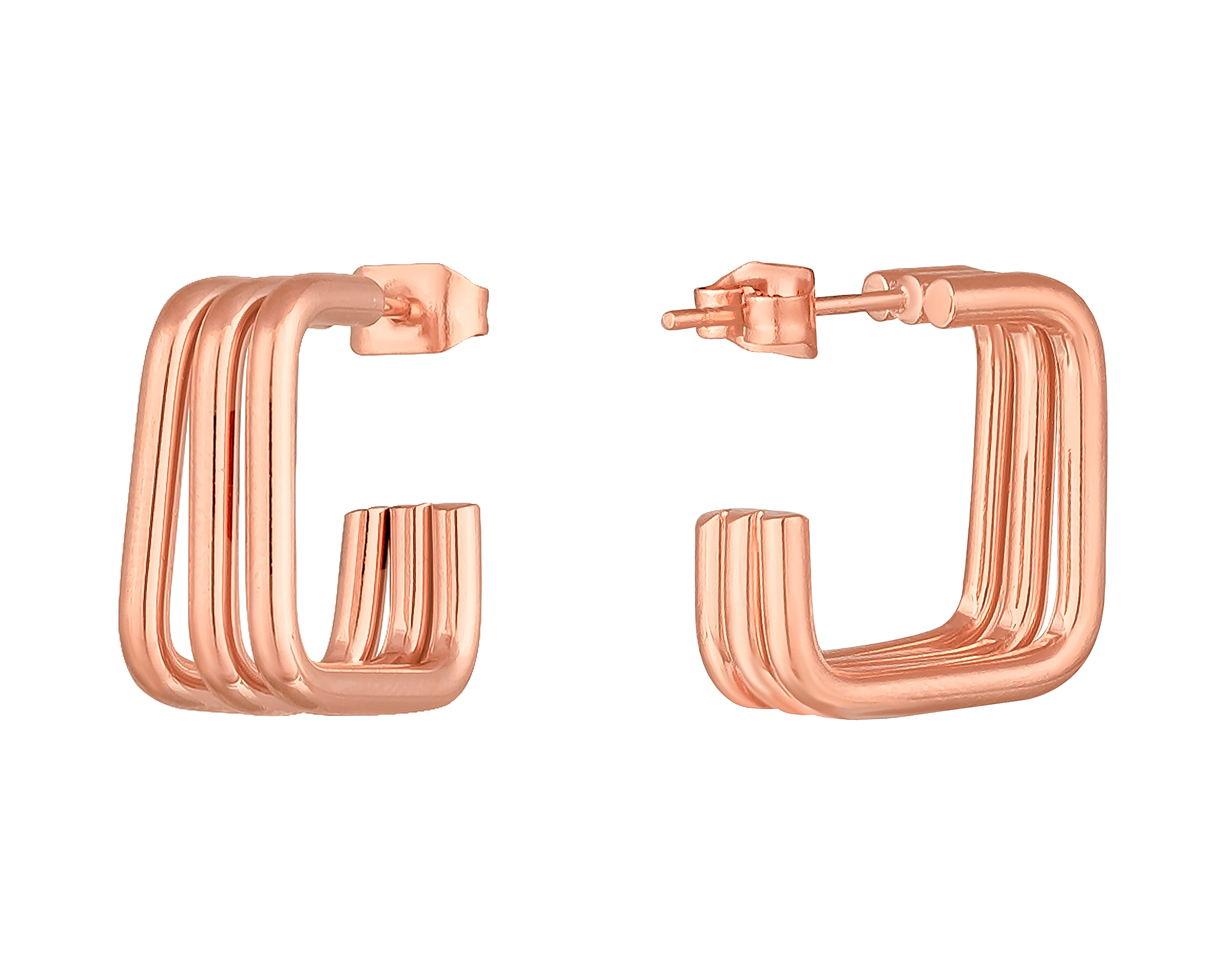 Foto 4 pulgar | Foto 3 | Aretes de Acero Inoxidable Jennifer Lopez
