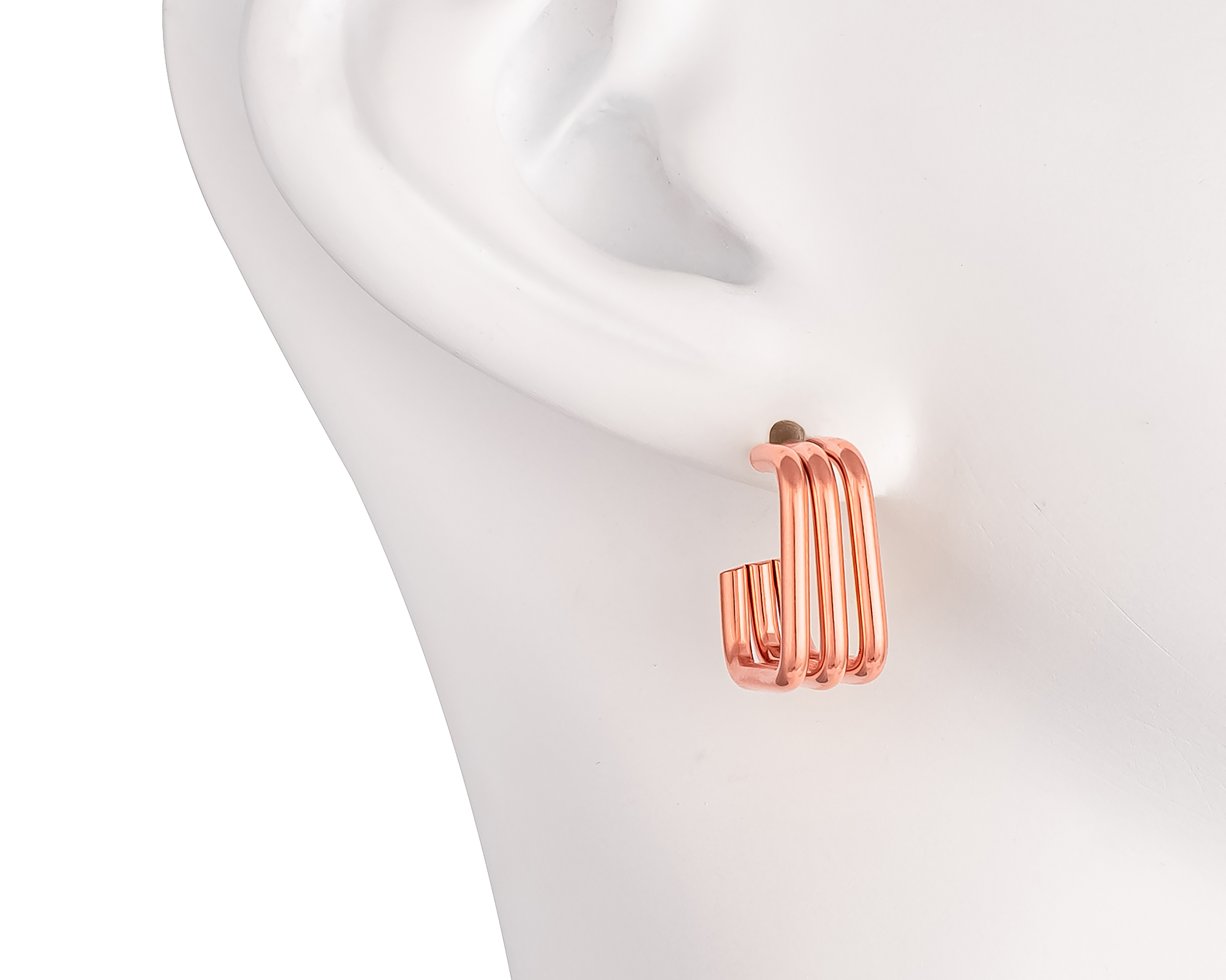 Foto 6 pulgar | Foto 5 | Aretes de Acero Inoxidable Jennifer Lopez