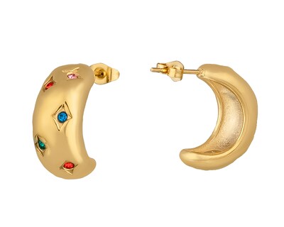 Foto 3 | Foto 3 | Aretes de Acero Inoxidable Jennifer Lopez