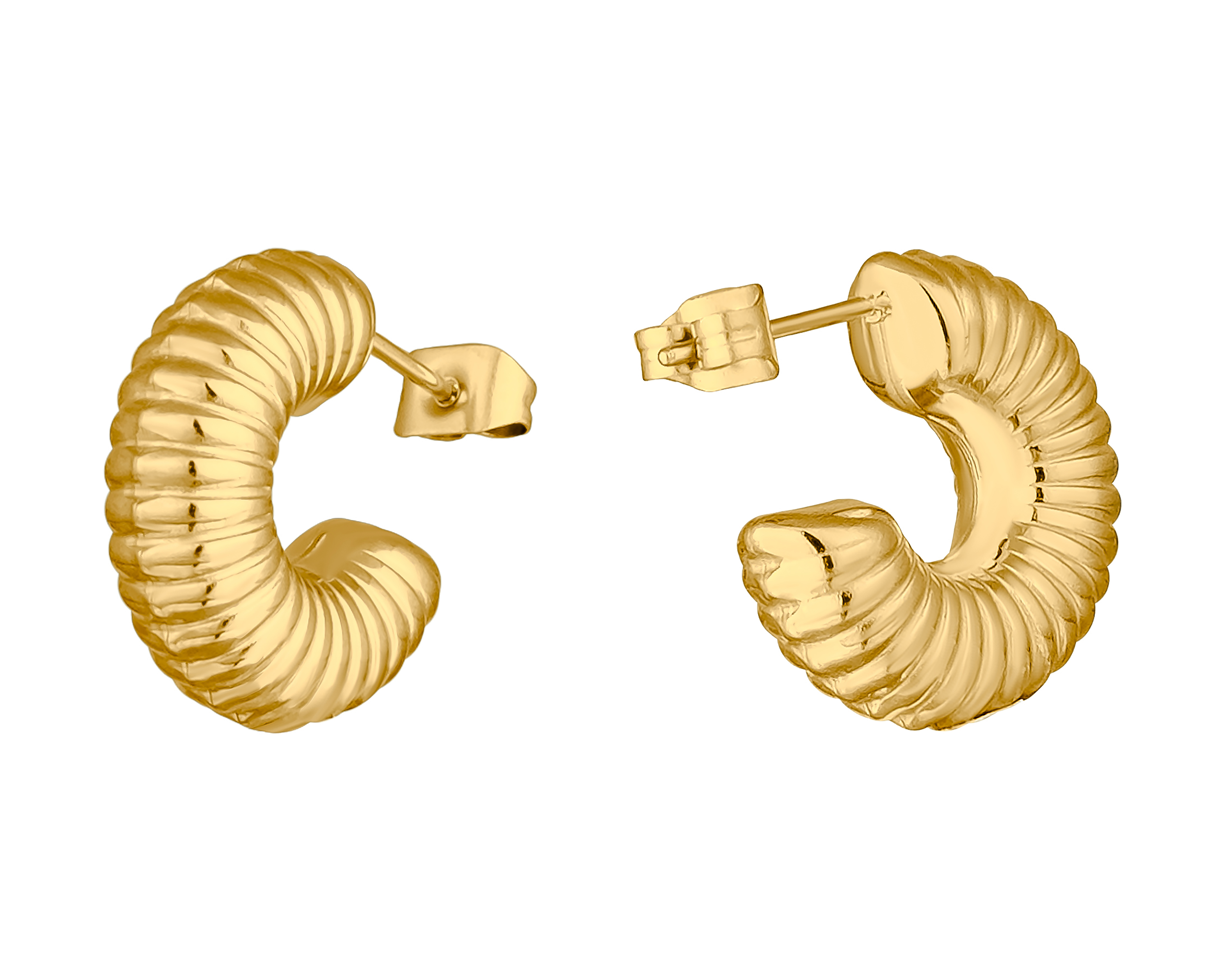 Foto 4 pulgar | Foto 3 | Aretes de Acero Inoxidable Thinner