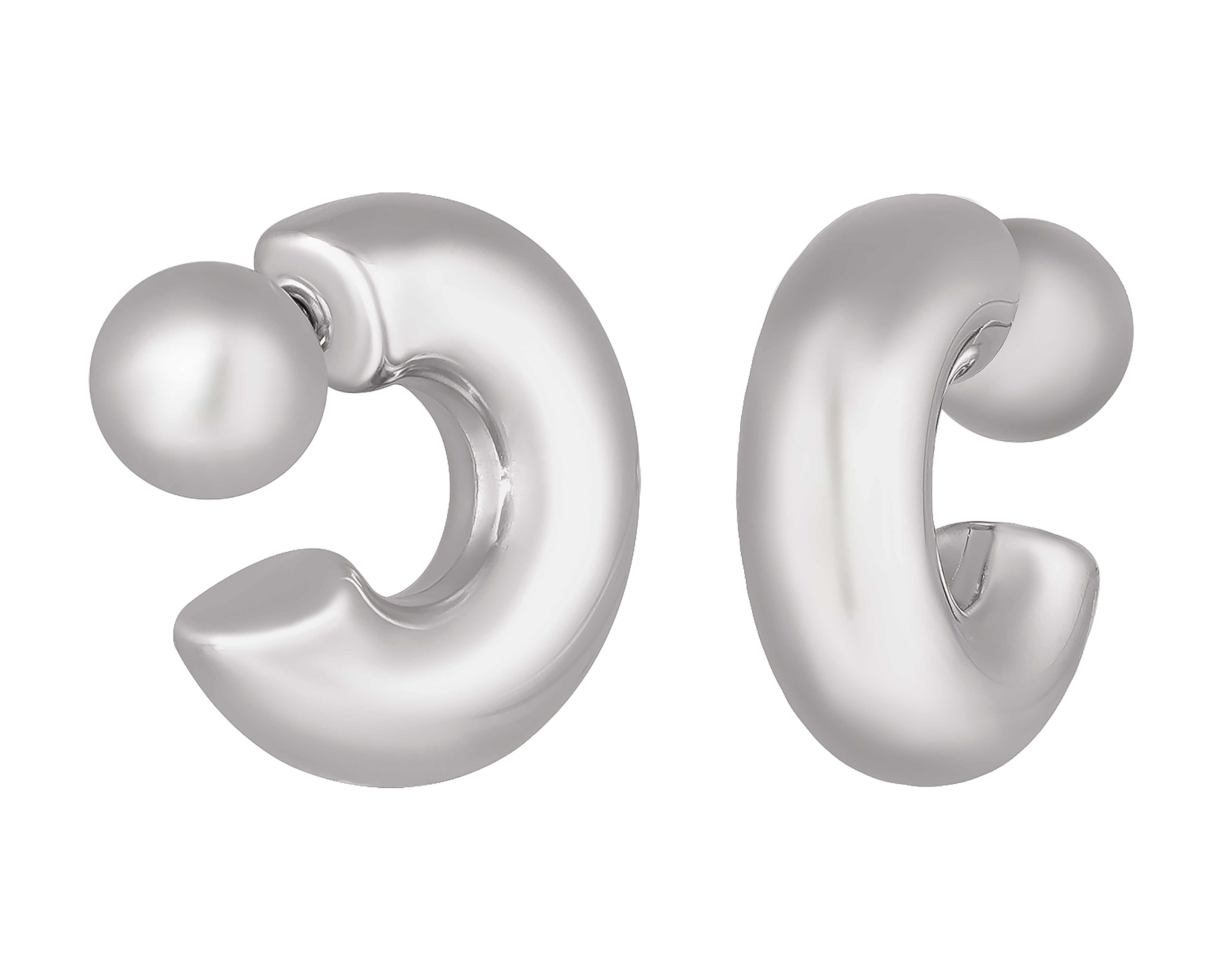 Foto 3 | Foto 3 | Aretes de Acero Inoxidable Plafer
