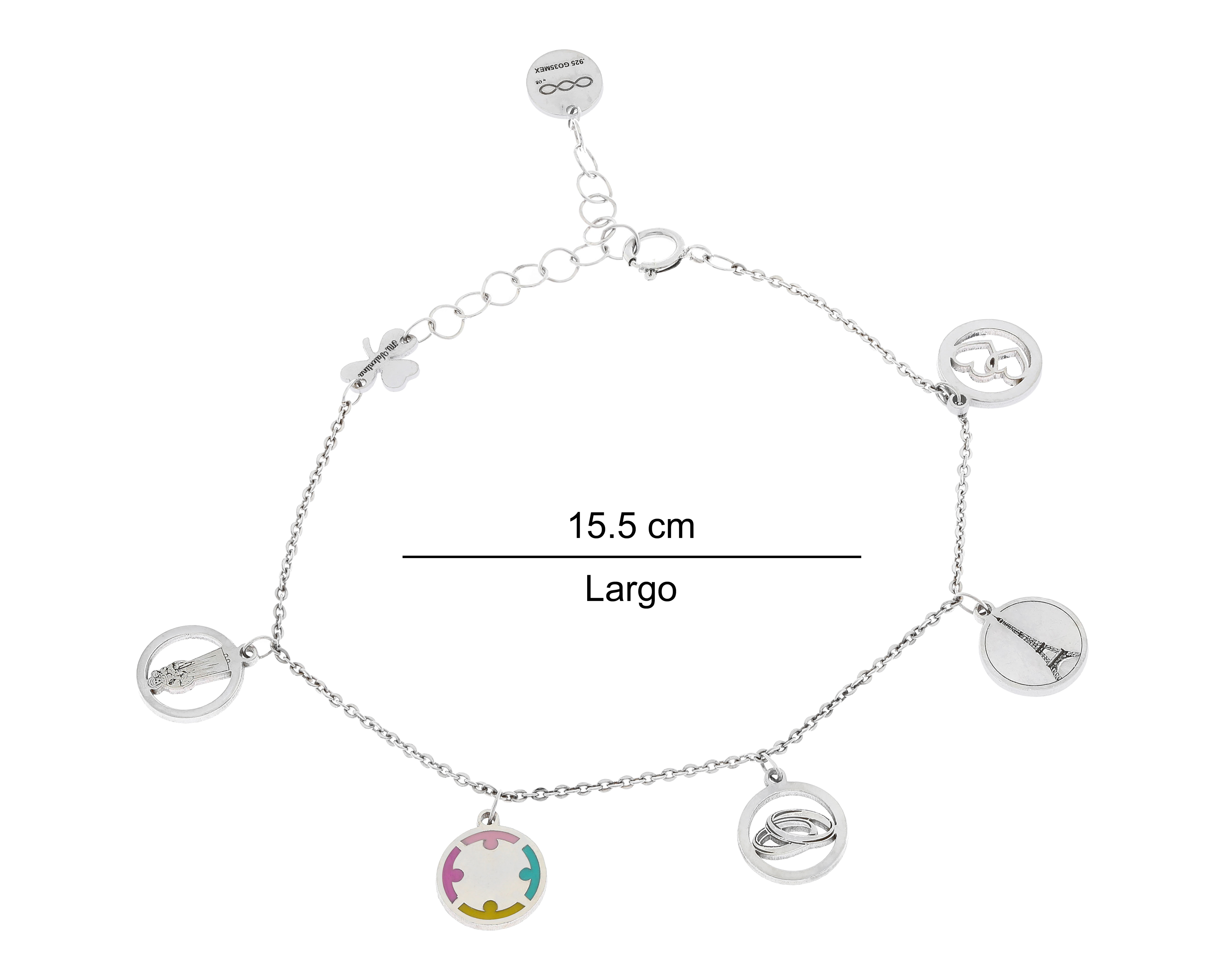 Foto 5 pulgar | Foto 4 | Pulsera de Plata Unlimited