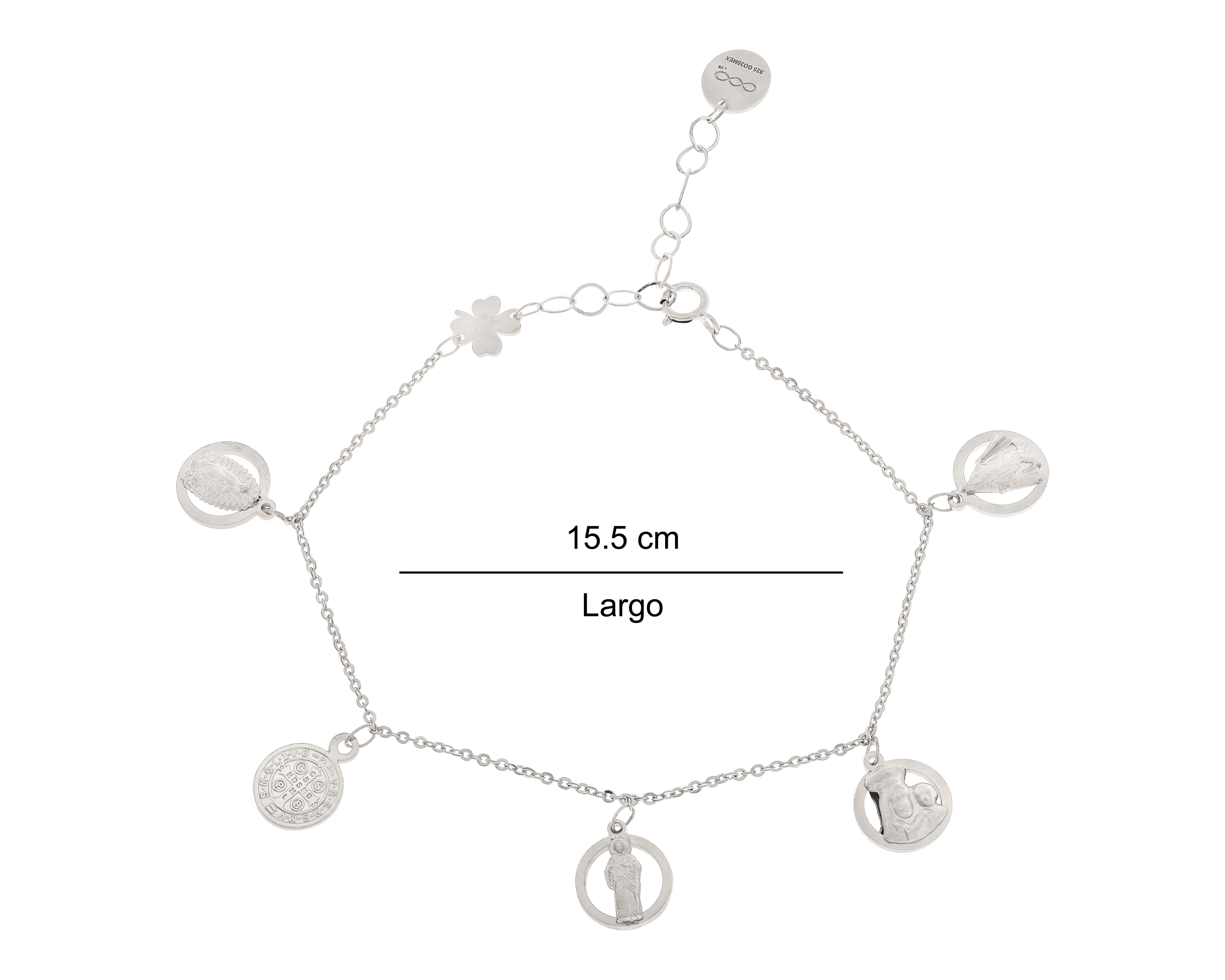 Foto 6 pulgar | Foto 5 | Pulsera de Plata Unlimited