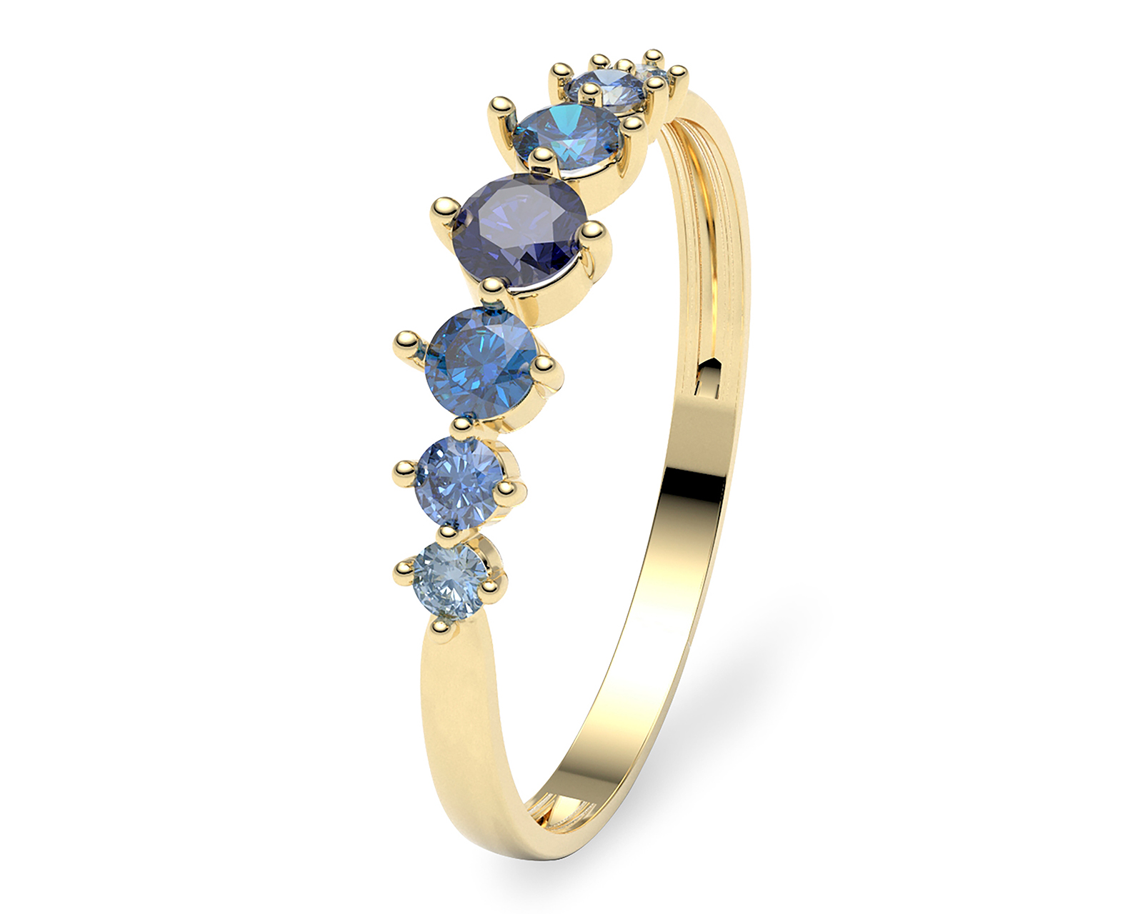 Anillo de Oro 10K Amelie Talla 8 - 8.5