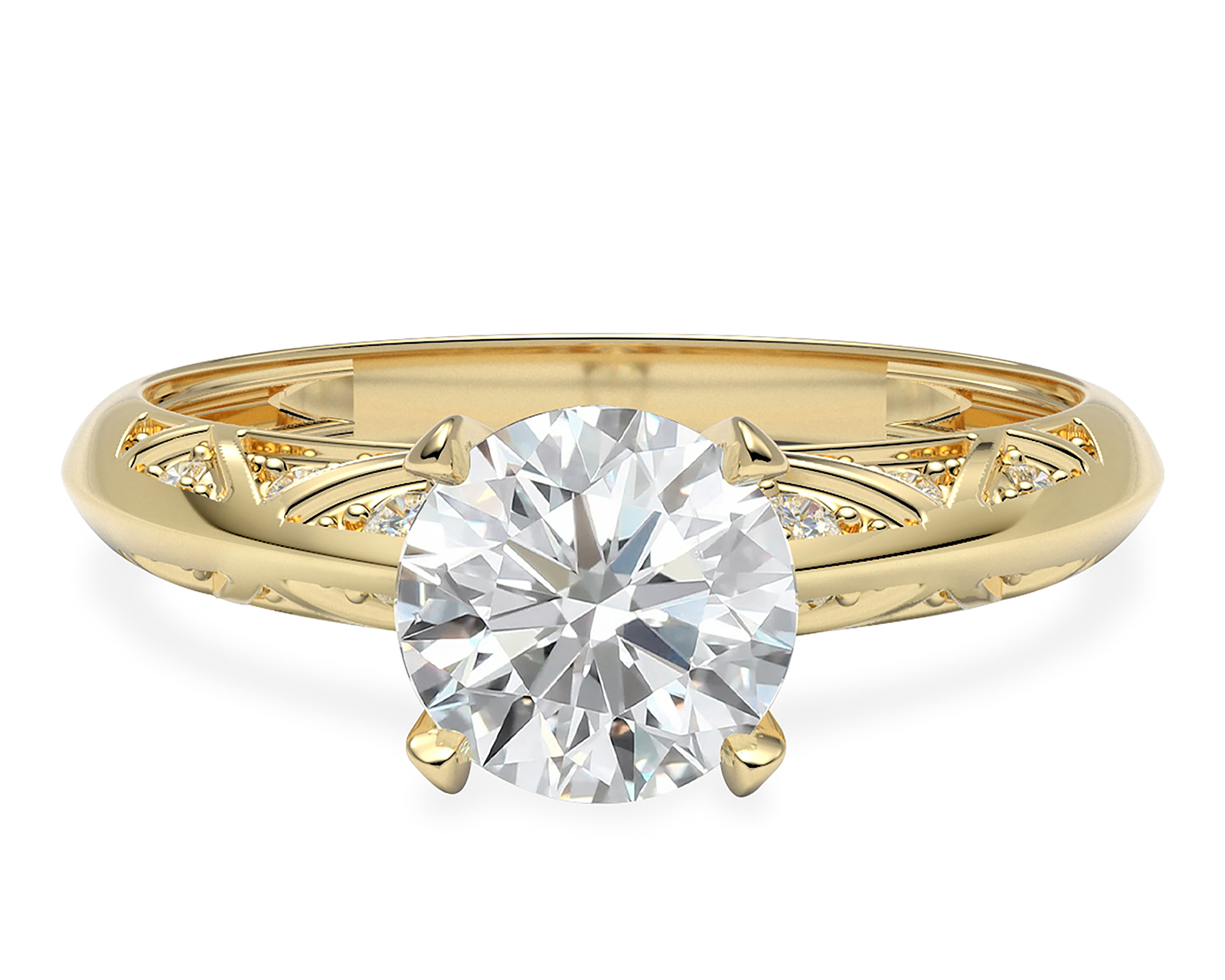 Foto 2 | Foto 2 | Anillo De Compromiso de Oro 14K Talla 6
