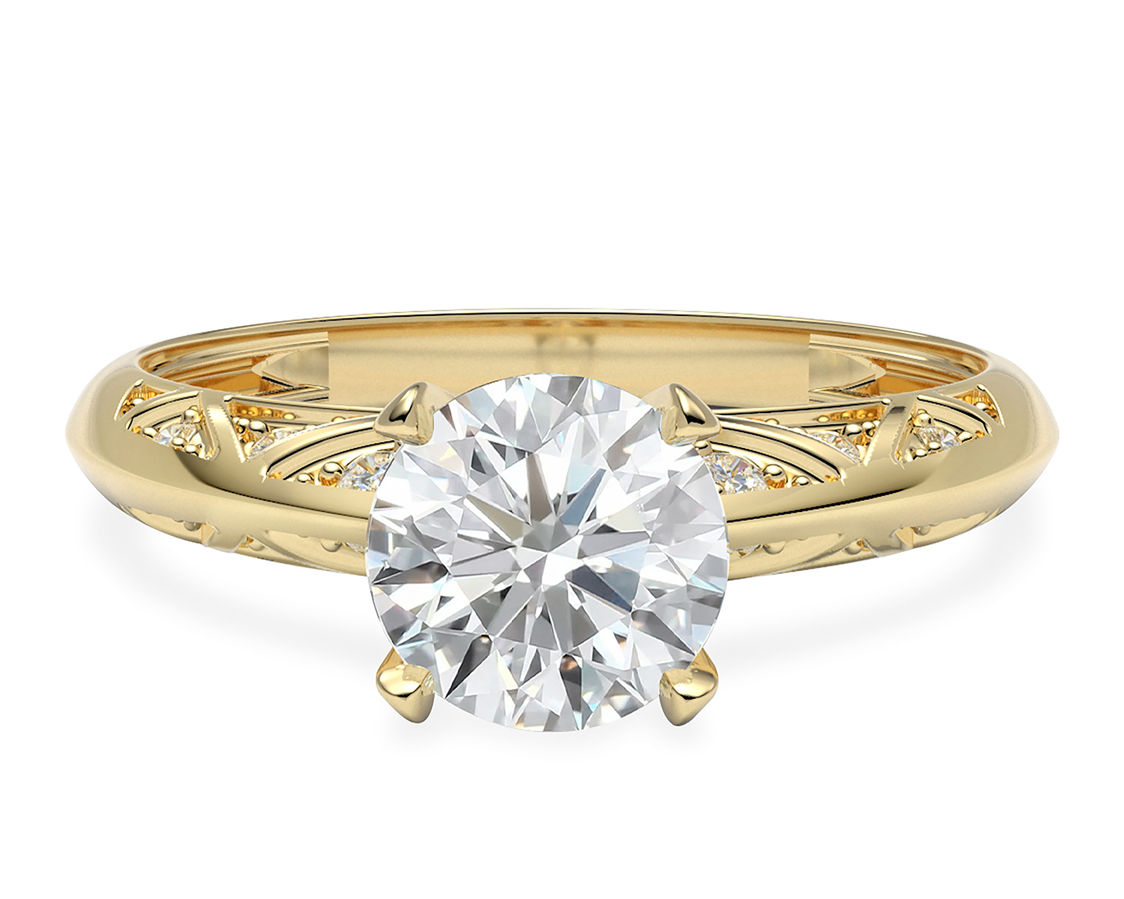 Foto 2 | Foto 2 | Anillo De Compromiso de Oro 14K Talla 7