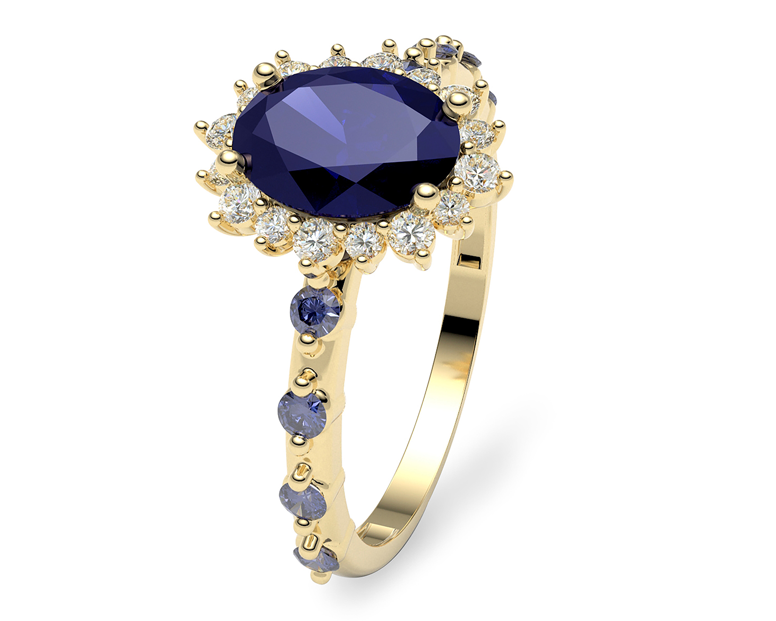 Anillo de Oro 10K Diflor Talla 8