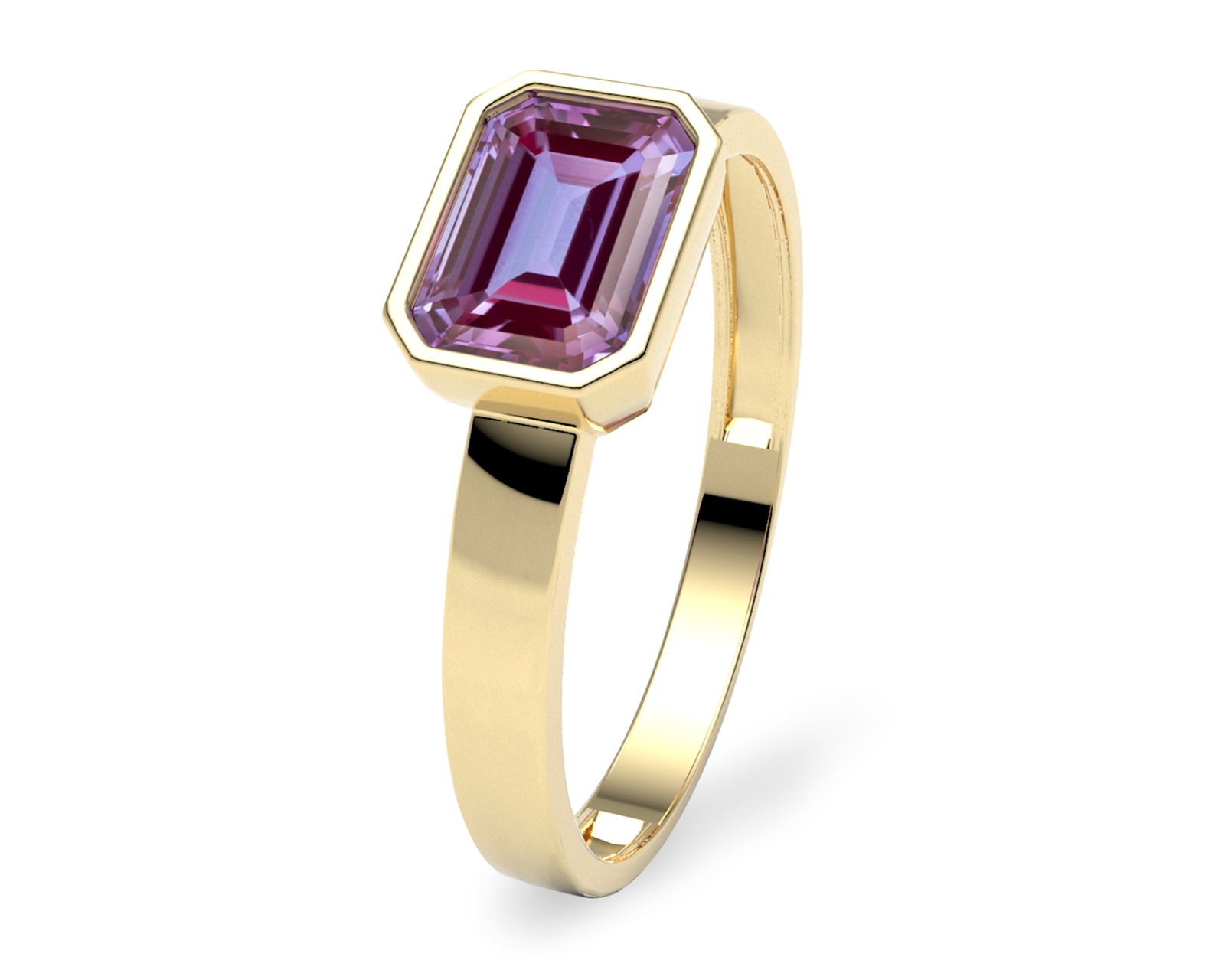 Anillo de Oro 10K Sentimientos Talla 8-8.5