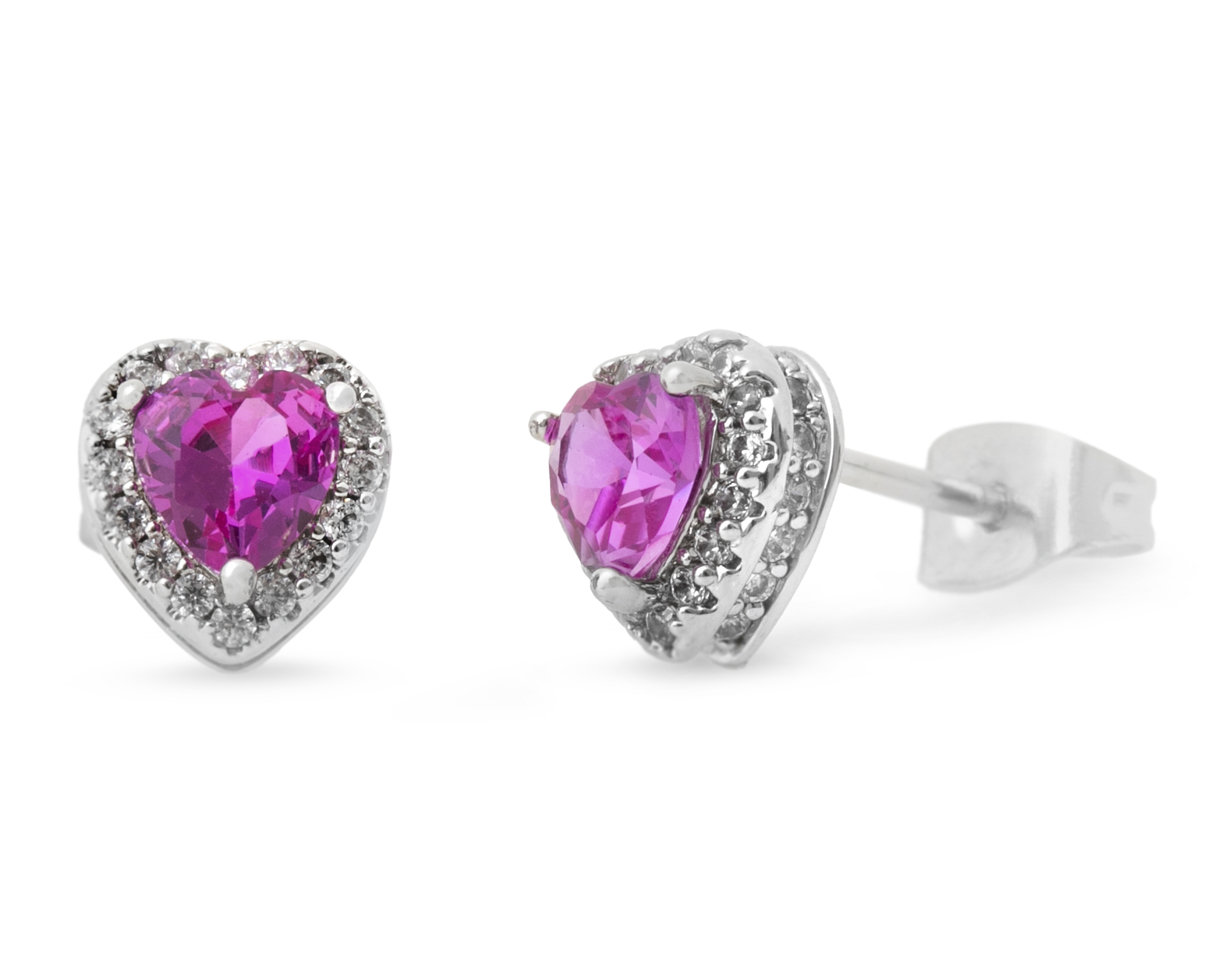 Foto 1 | Foto 1 | Aretes Corazón de Plata Sahara