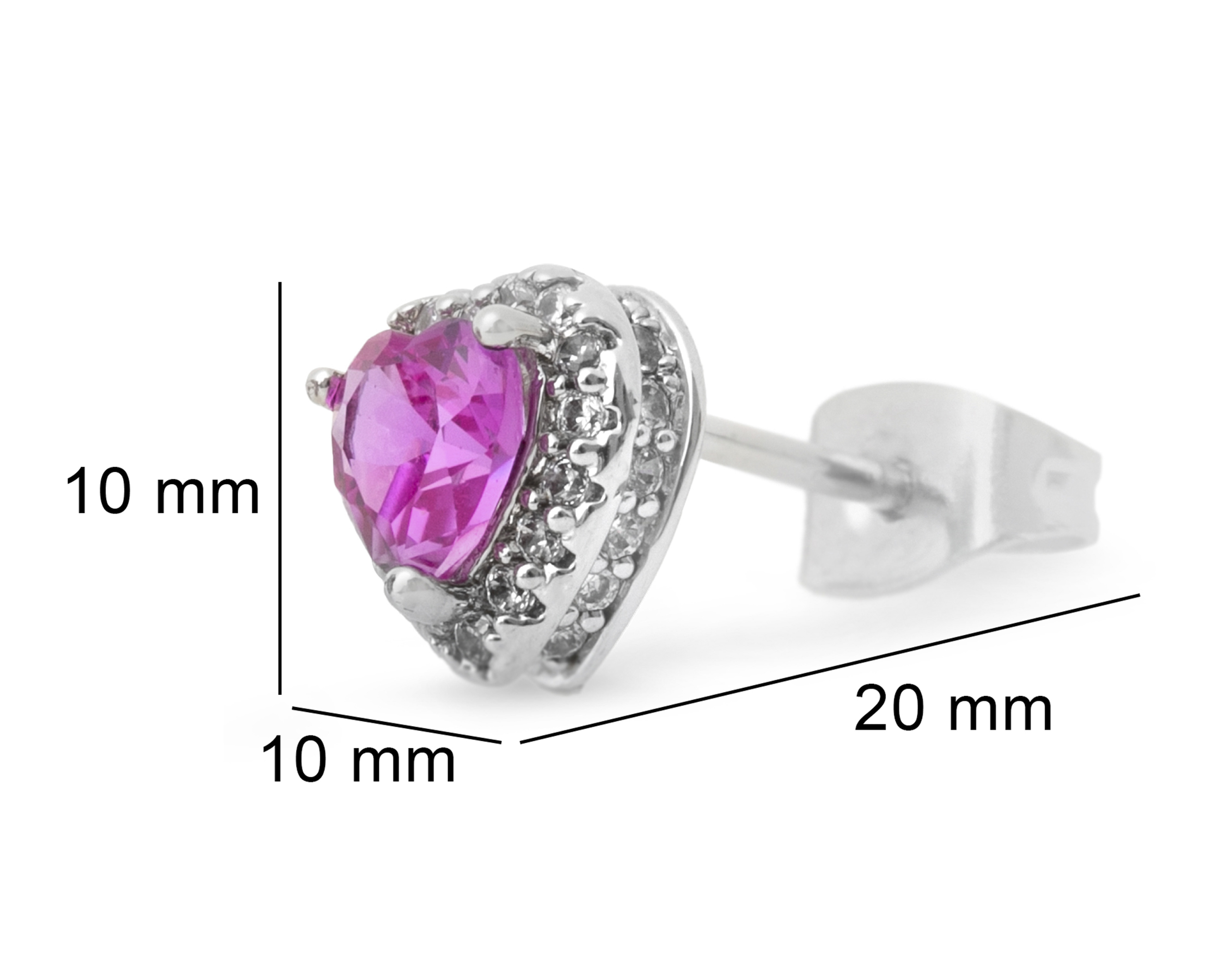 Foto 4 | Foto 4 | Aretes Corazón de Plata Sahara