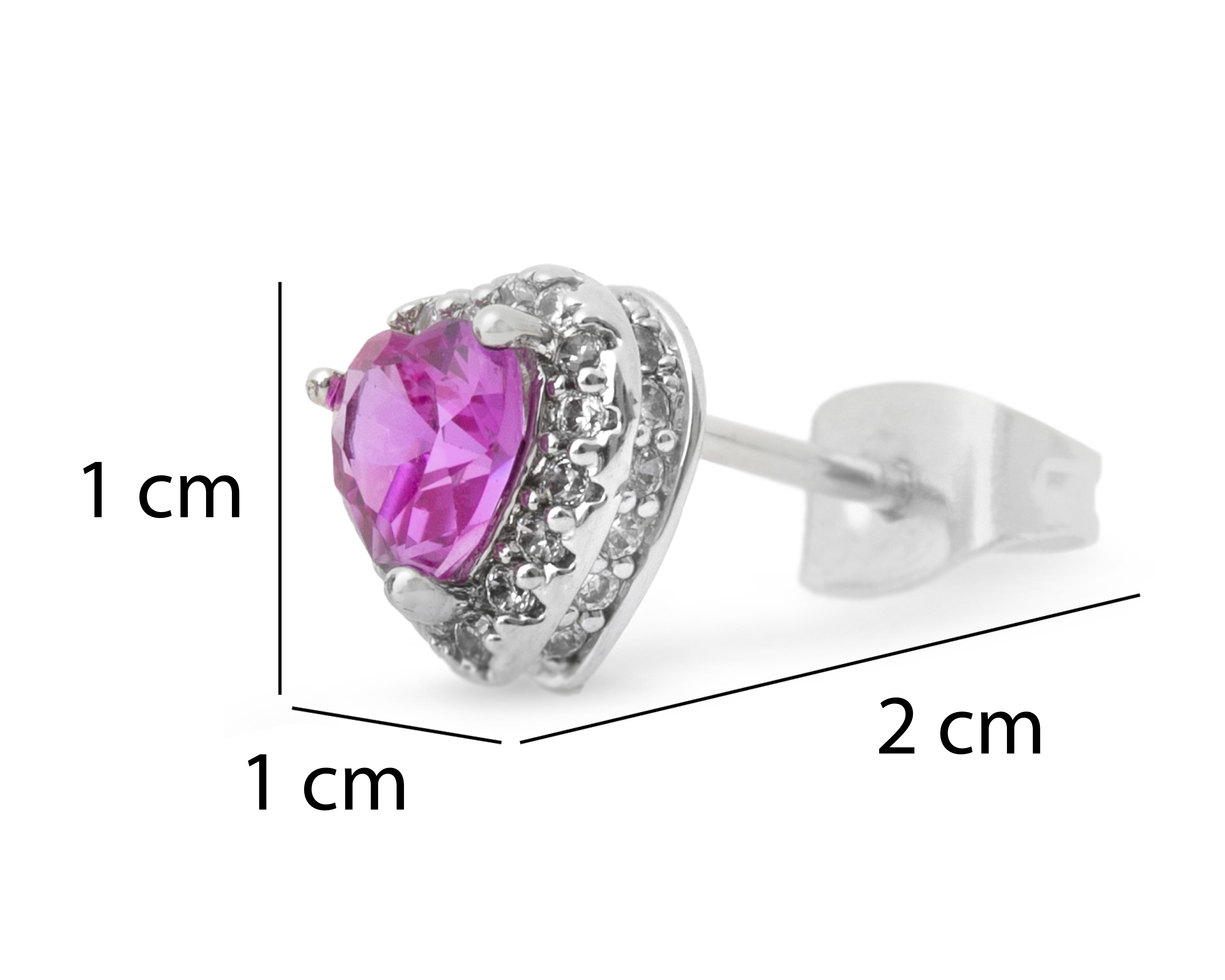 Foto 5 | Foto 5 | Aretes Corazón de Plata Sahara