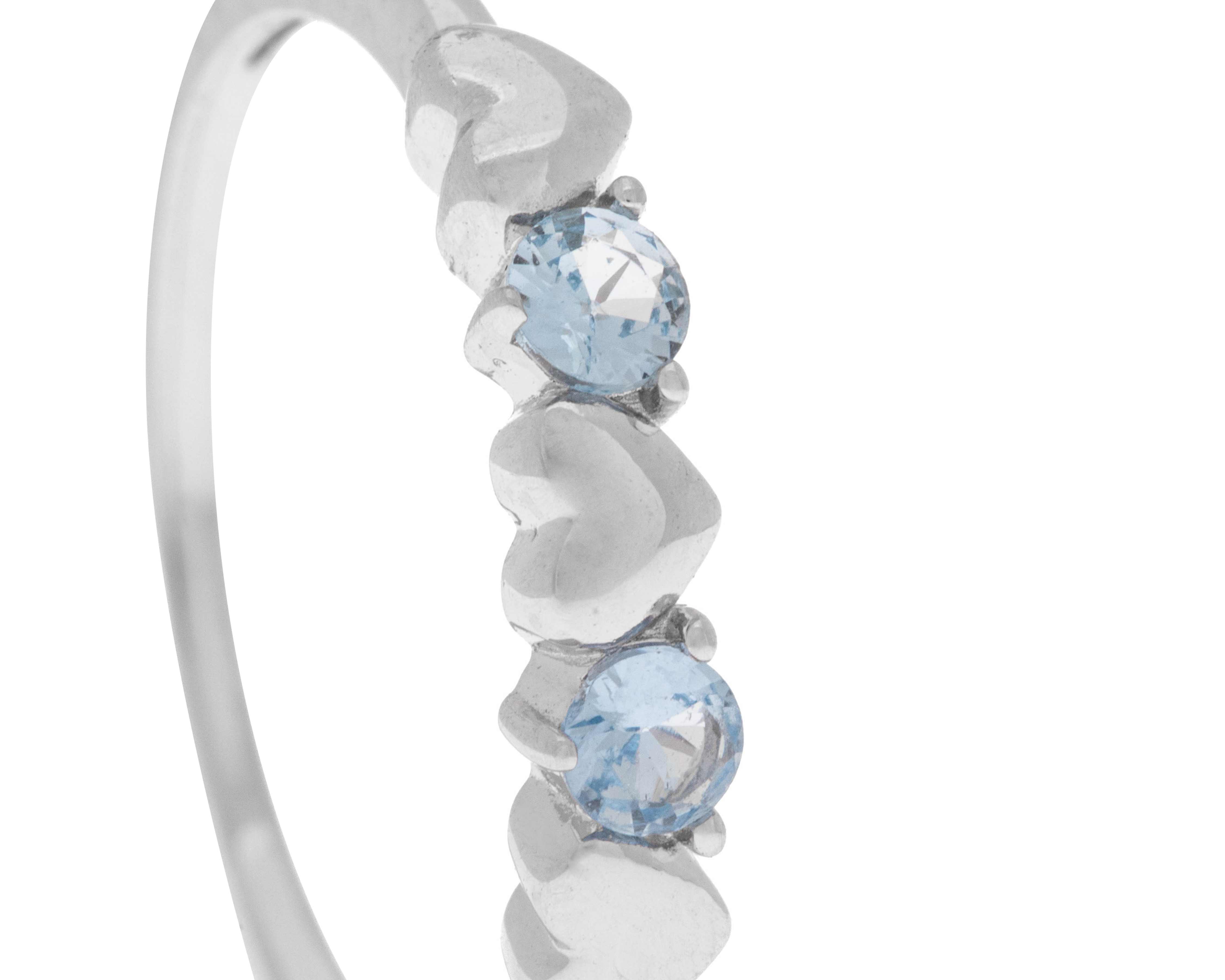 Foto 5 pulgar | Foto 4 | Anillo Corazón de Plata Sahara Talla 7-7.5