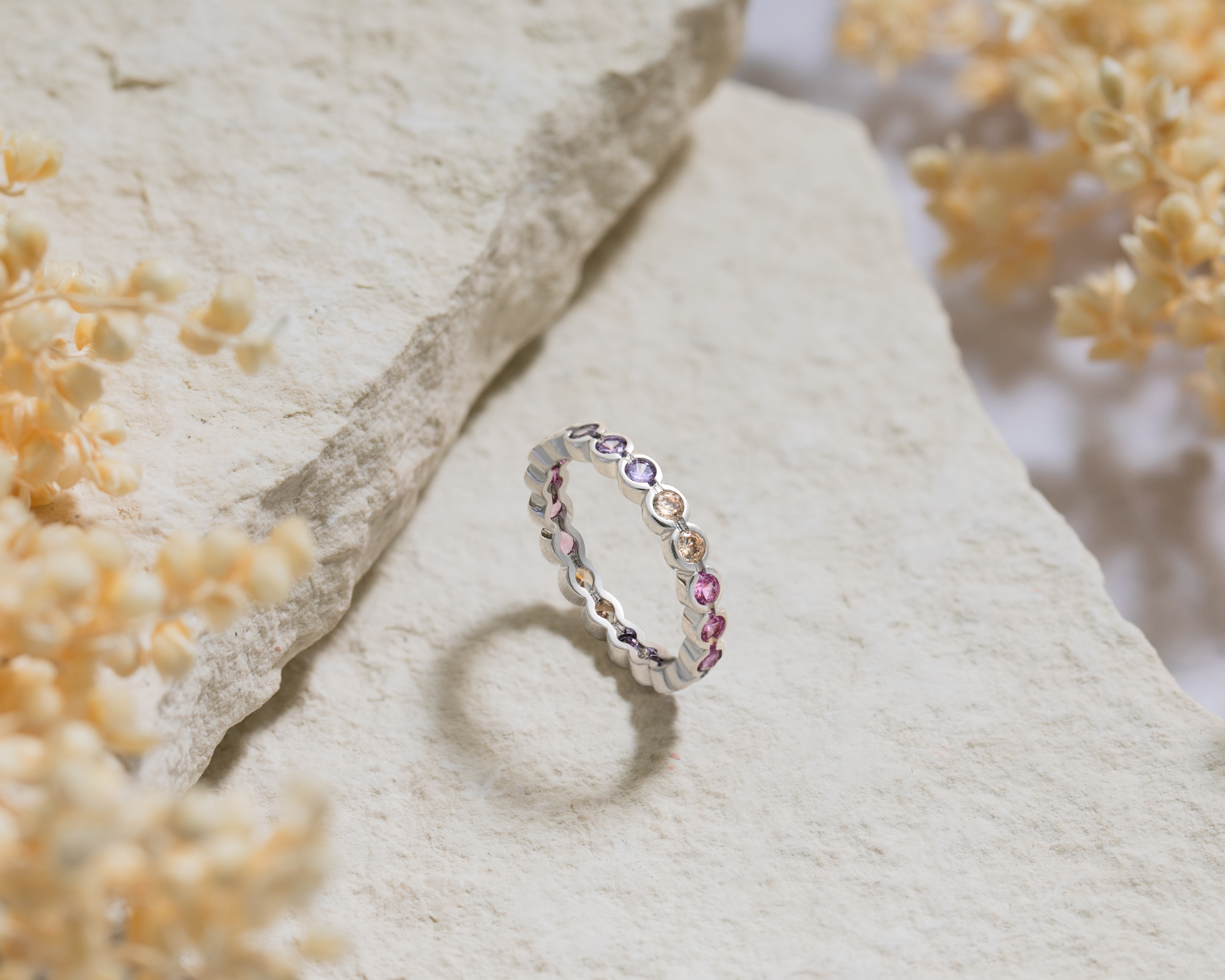 Foto 7 pulgar | Foto 6 | Anillo de Plata Sahara Talla 8-8.5