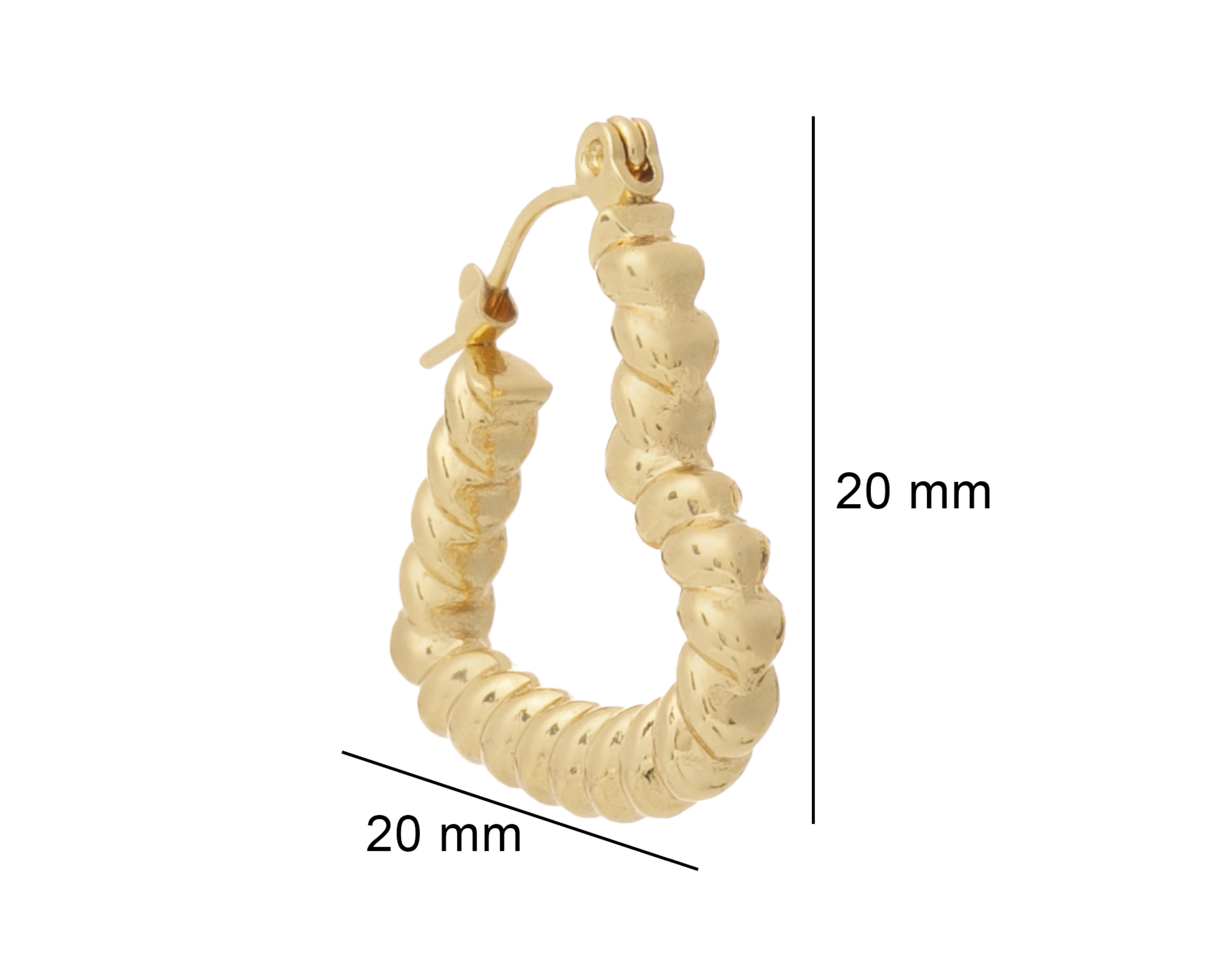 Foto 6 pulgar | Foto 5 | Aretes Corazón de Acero Inoxidable Start