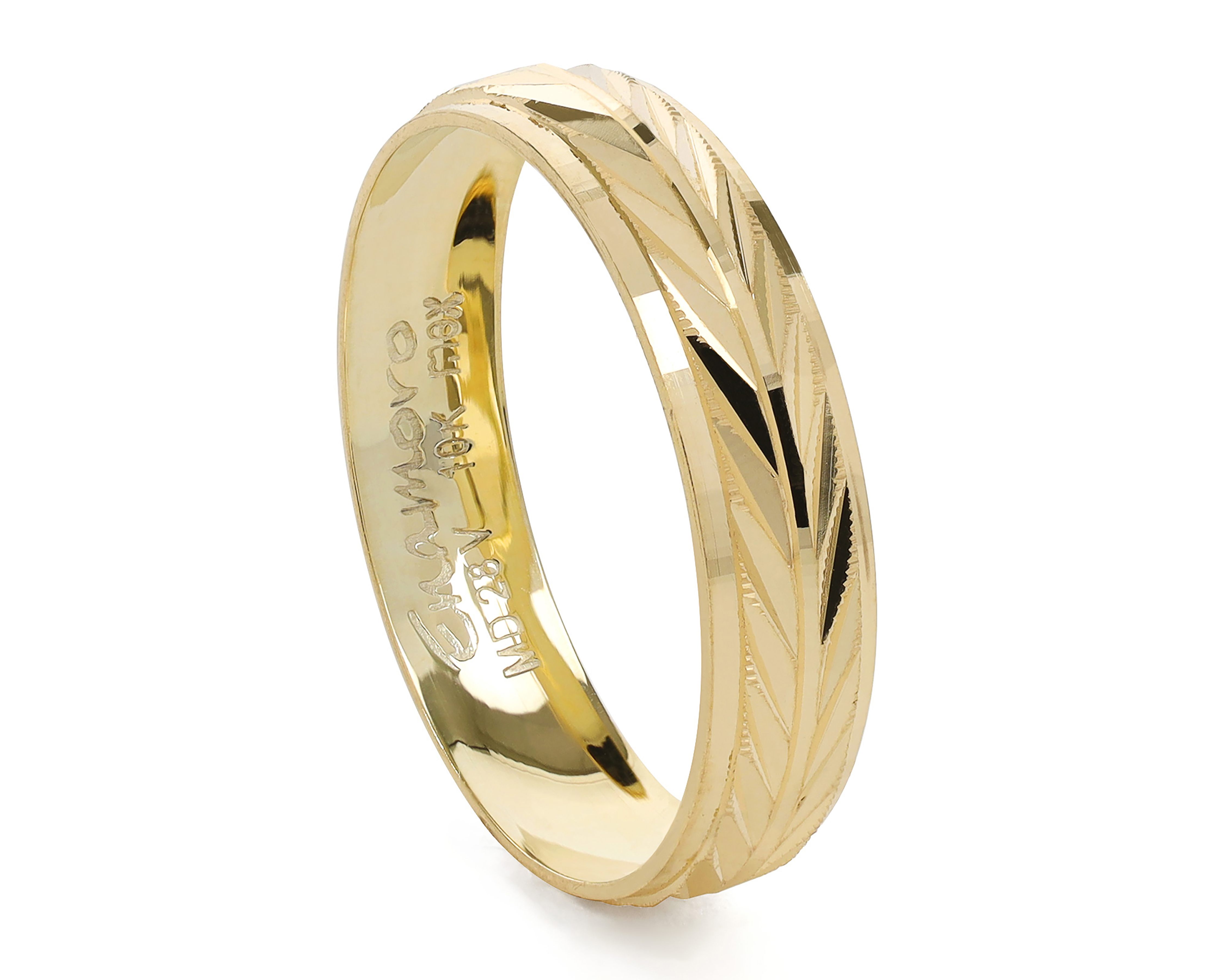 Argolla de Oro 10K Enamoro Nro. 8