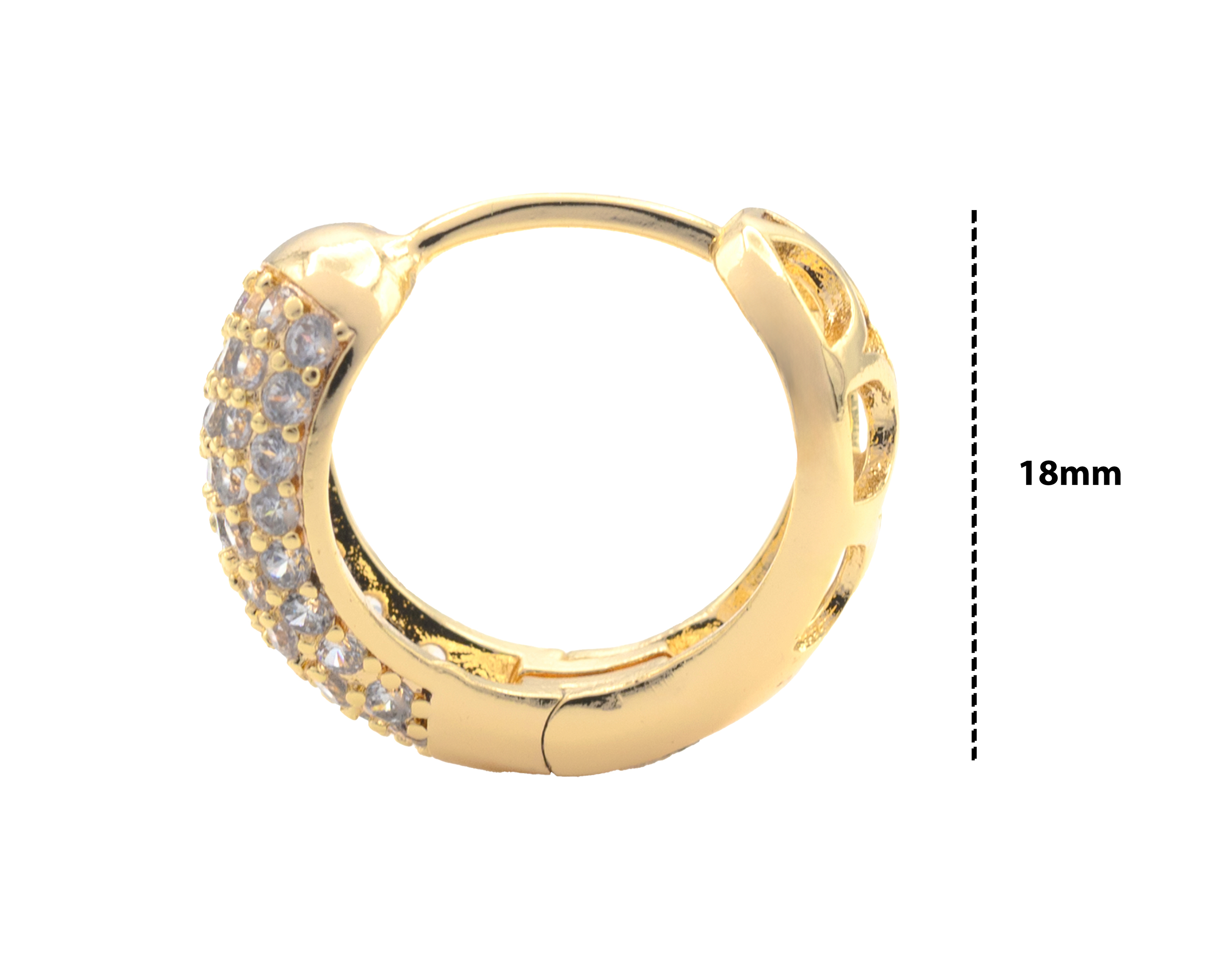 Foto 4 | Foto 4 | Arracadas Chapa de Oro 18k Zokko