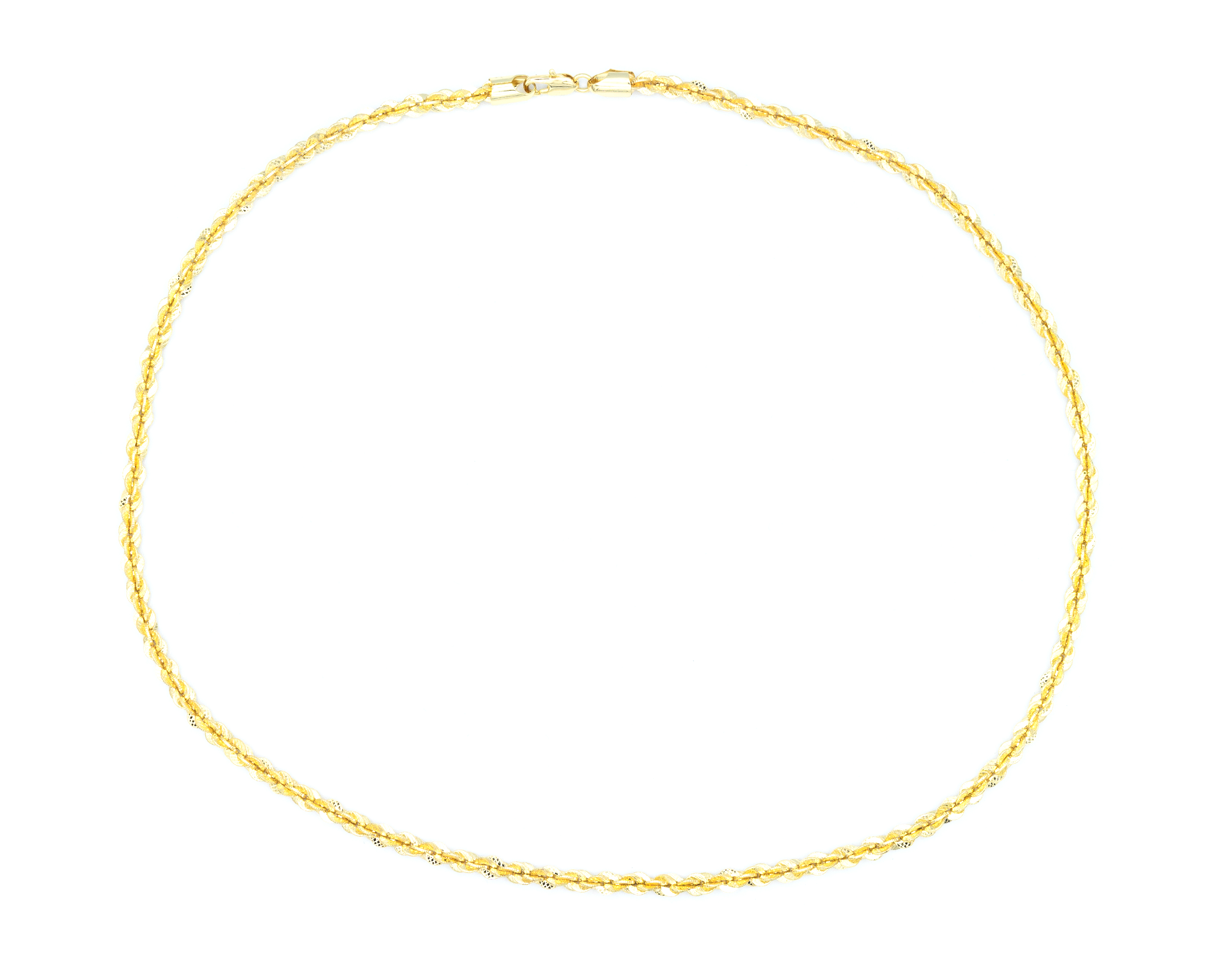 Cadena de Chapa de Oro 18k Zokko
