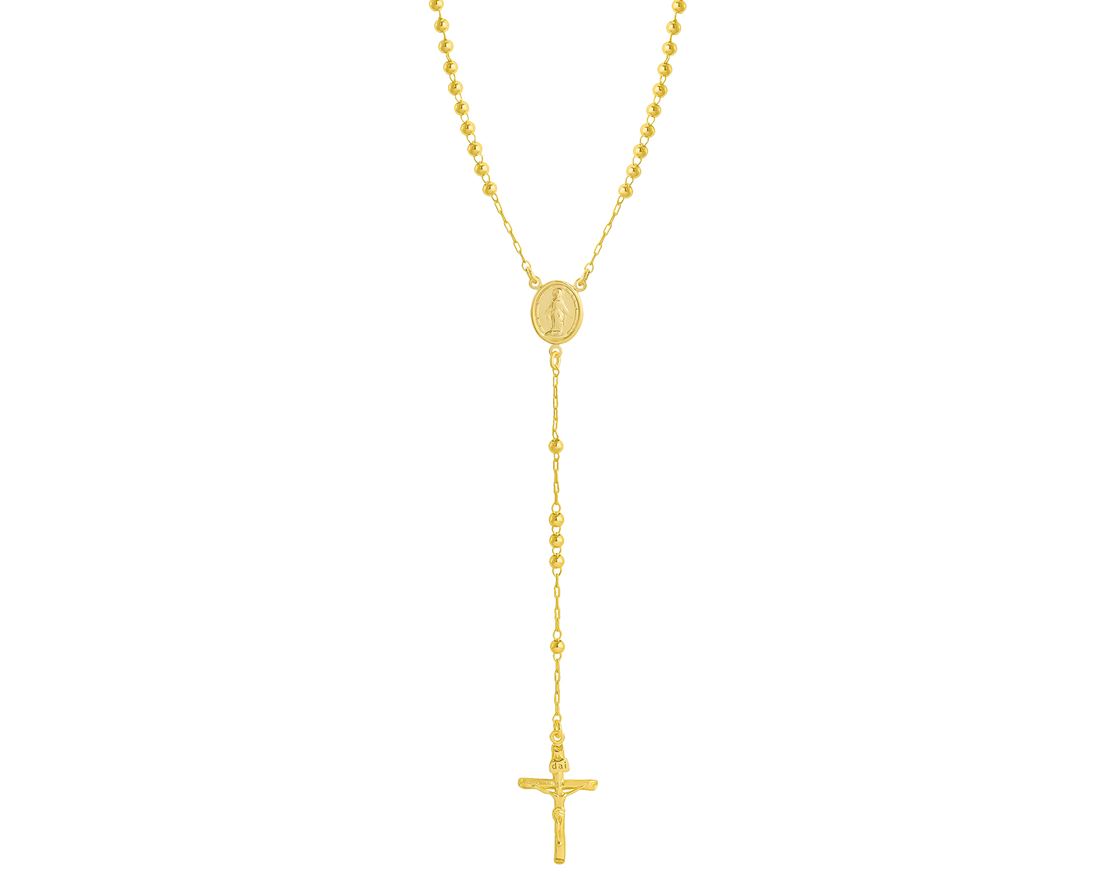 Rosario Chapa de Oro 18k Plafer