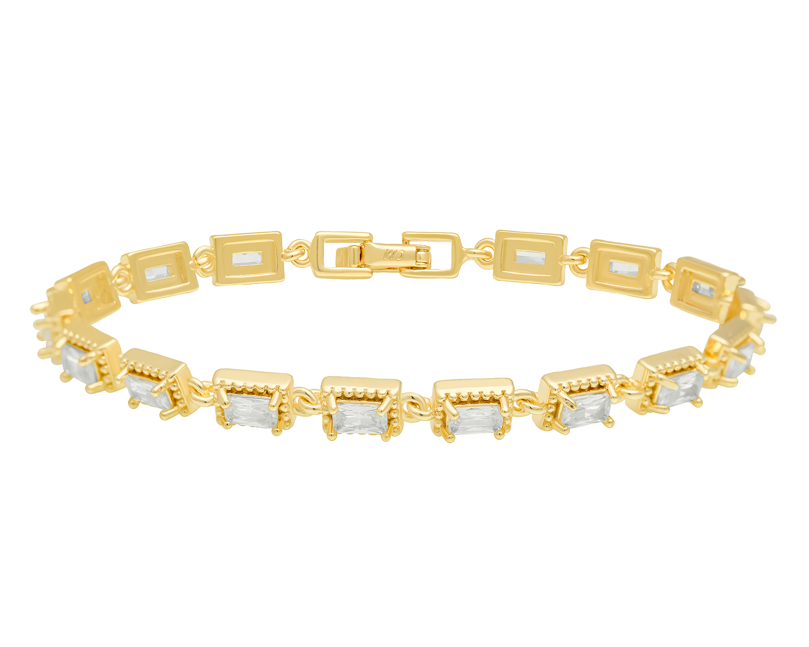 Pulsera Chapa de Oro Plafer