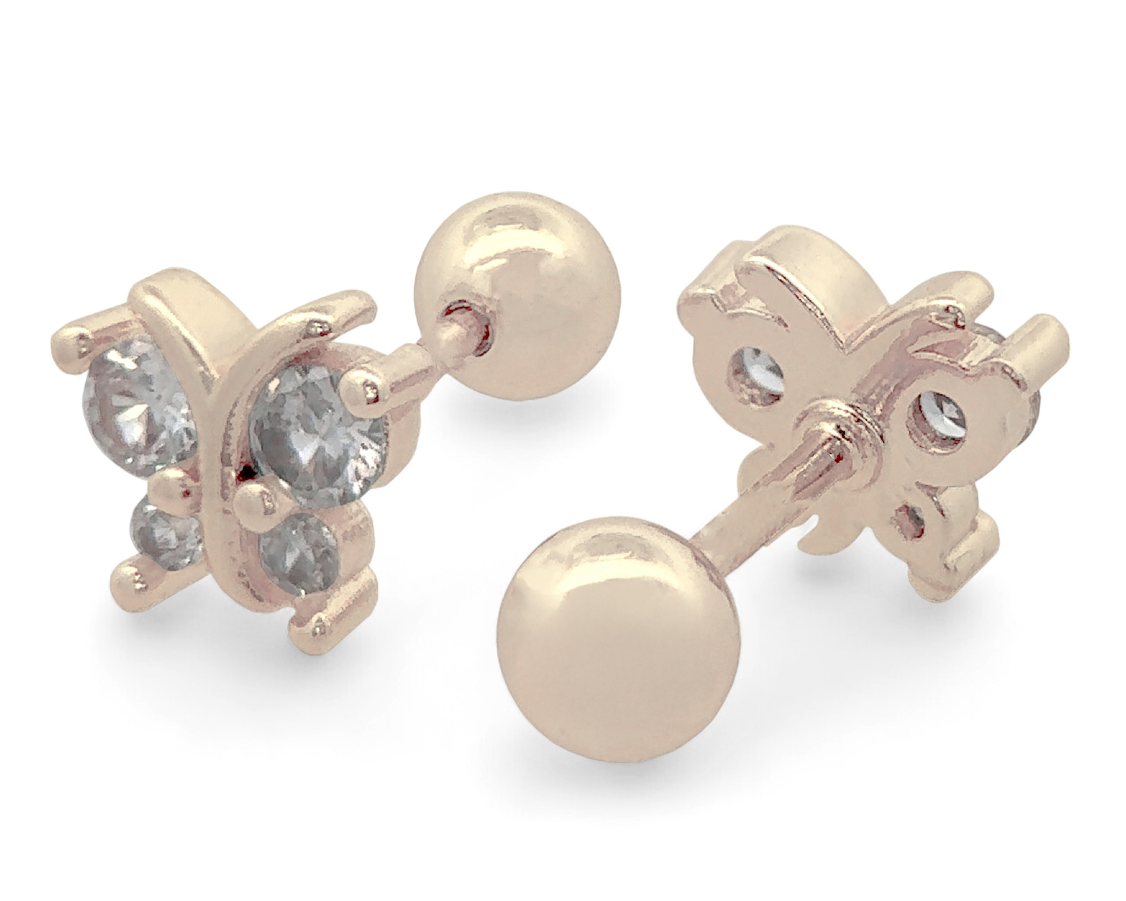 Foto 2 | Foto 2 | Broqueles de Chapa de Oro 18K Sentimientos
