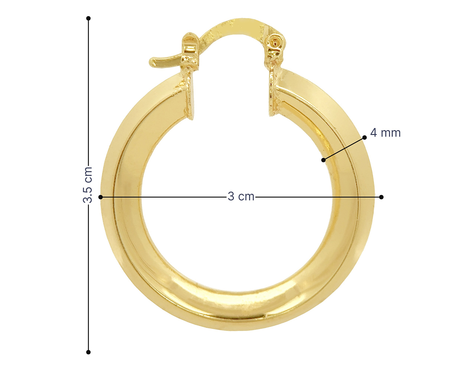Foto 4 | Foto 4 | Arracadas de Chapa de Oro 18K Sentimientos