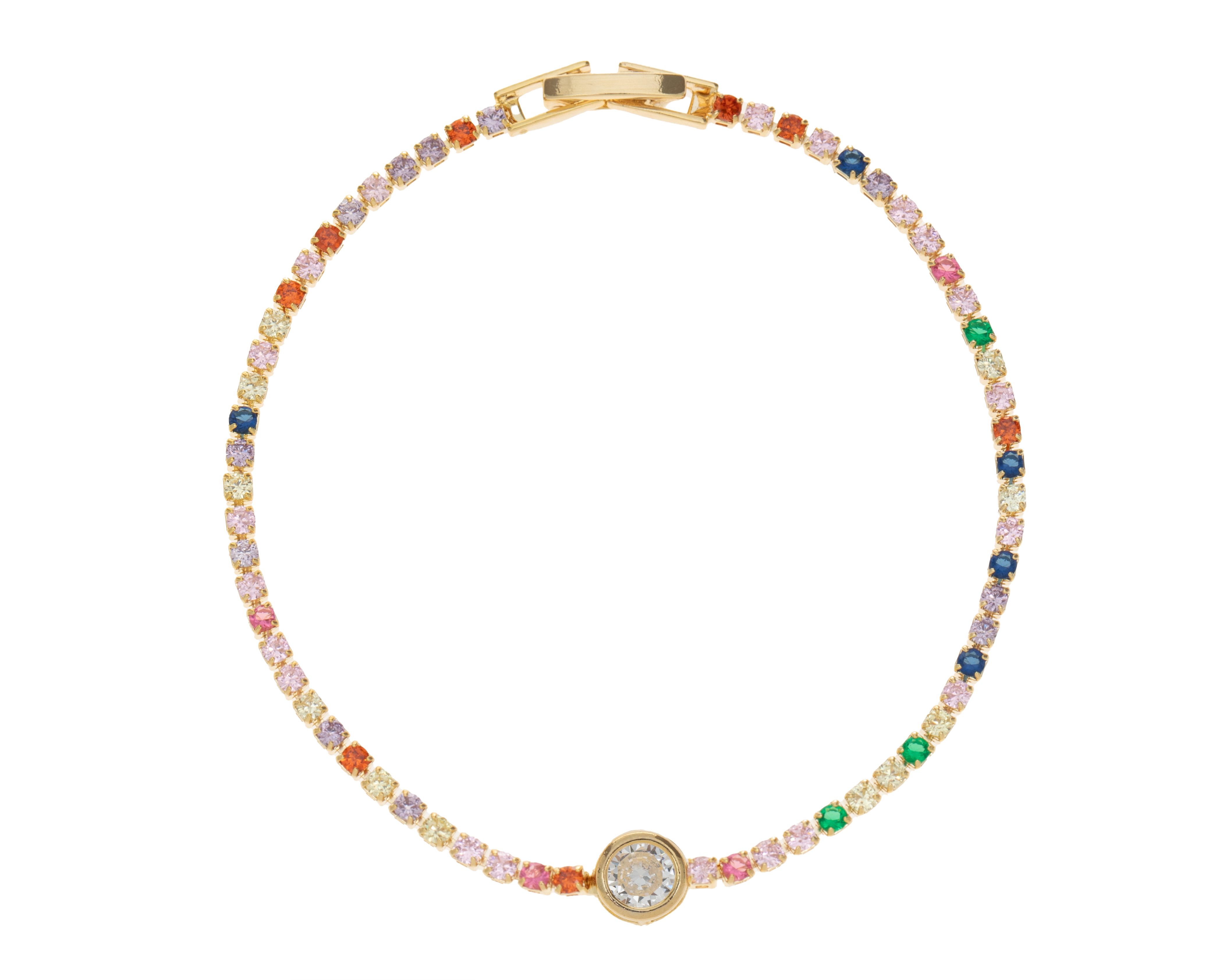 Pulsera Chapa de Oro Unlimited