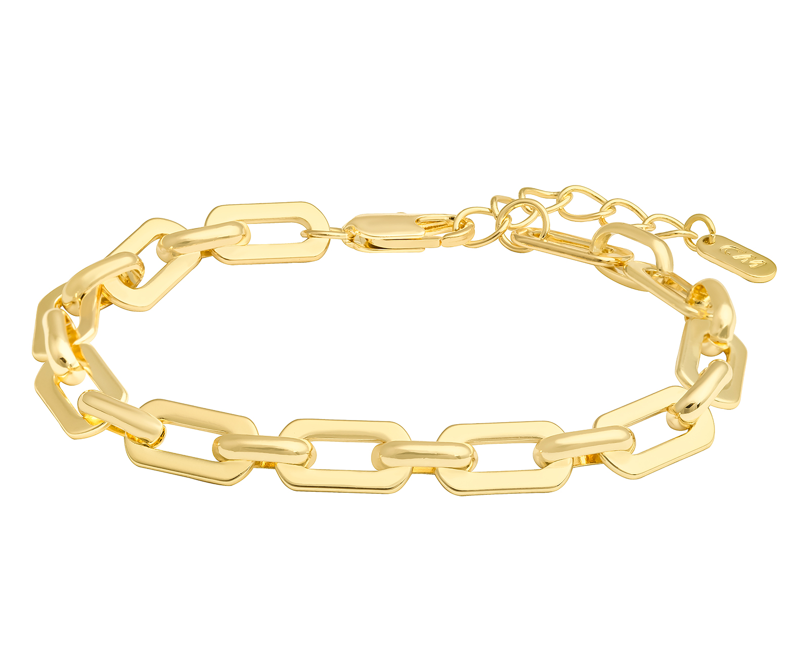 Pulsera Chapa de Oro Plafer
