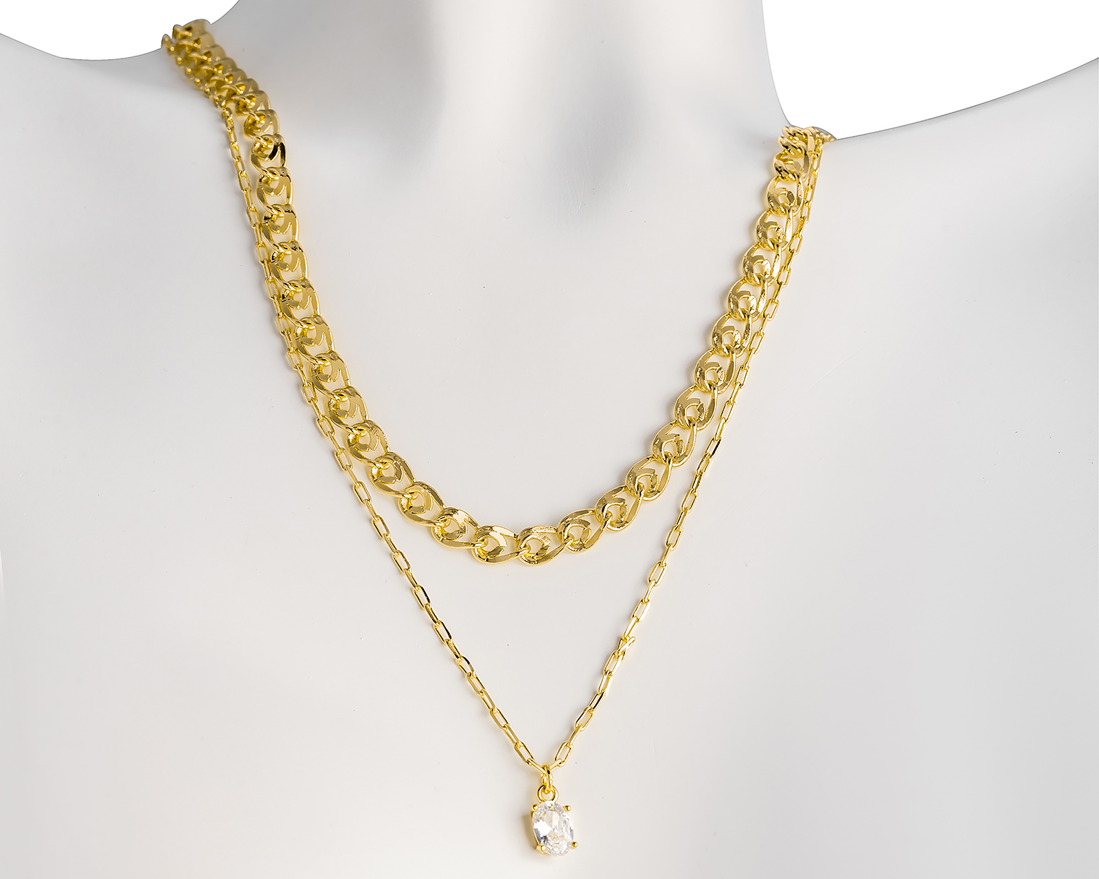 Foto 5 | Foto 5 | Collar Chapa de Oro Plafer