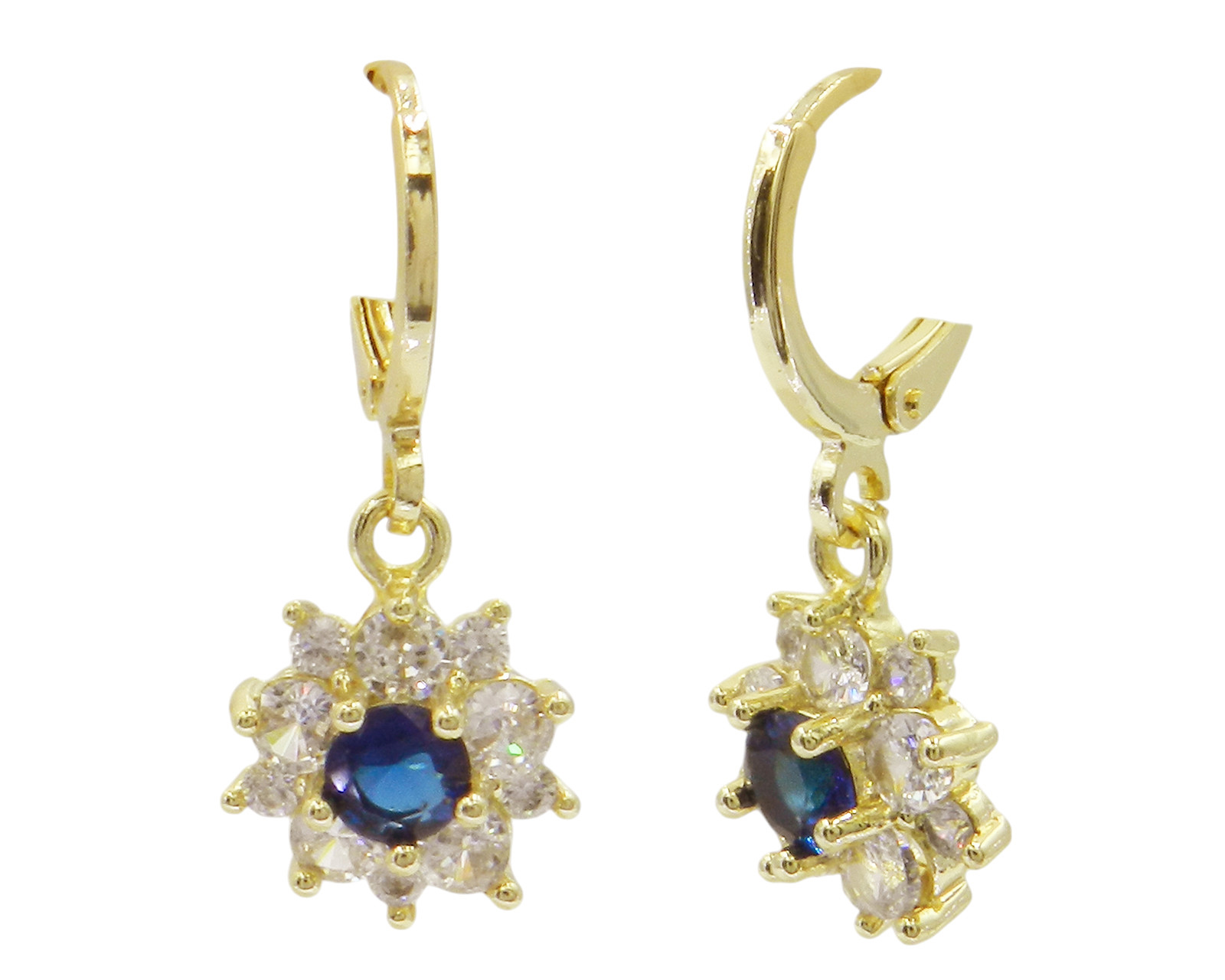 Aretes de Chapa de Oro 10K Diseños Creativos