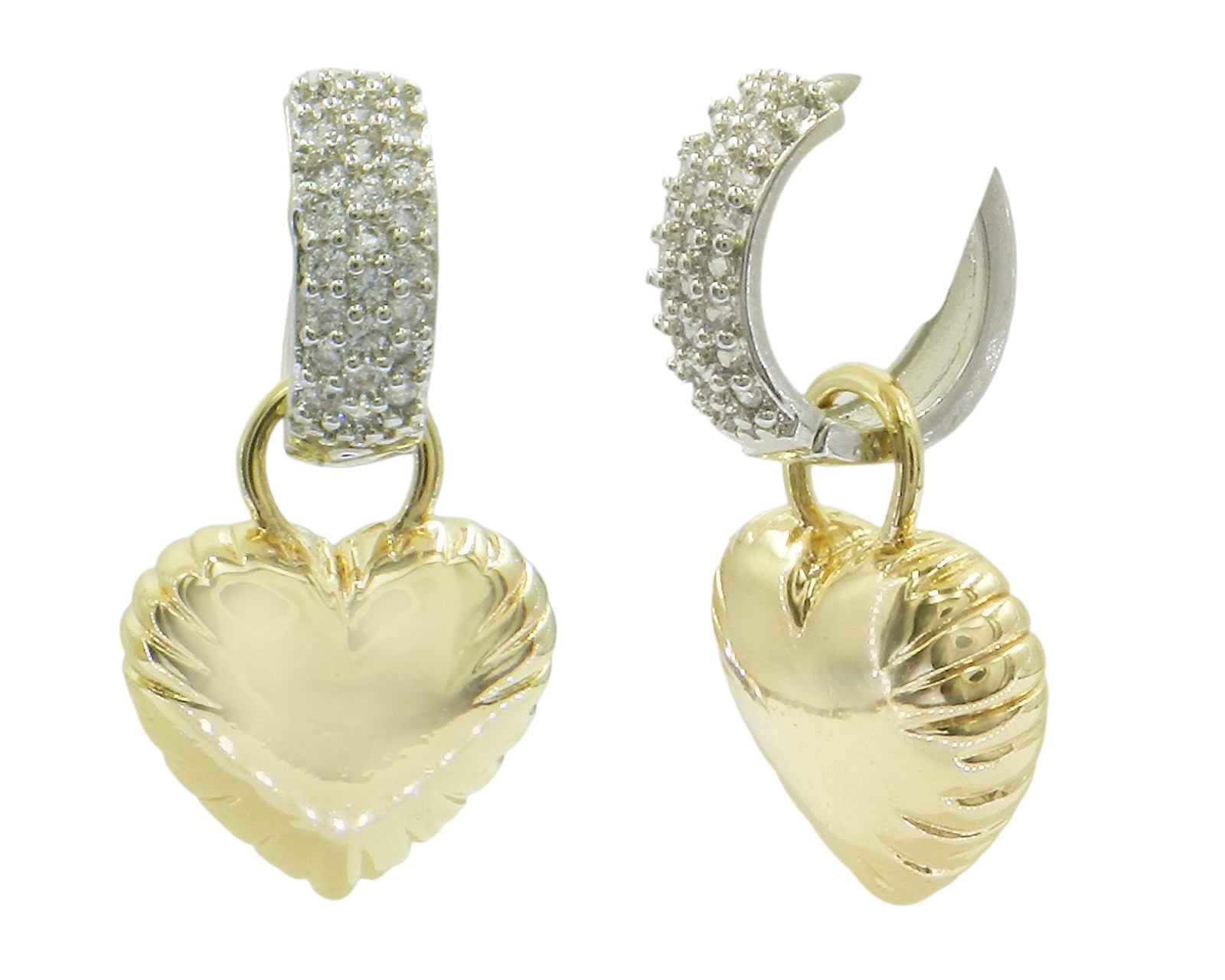 Aretes Chapa de Oro 10k Diseños Creativos