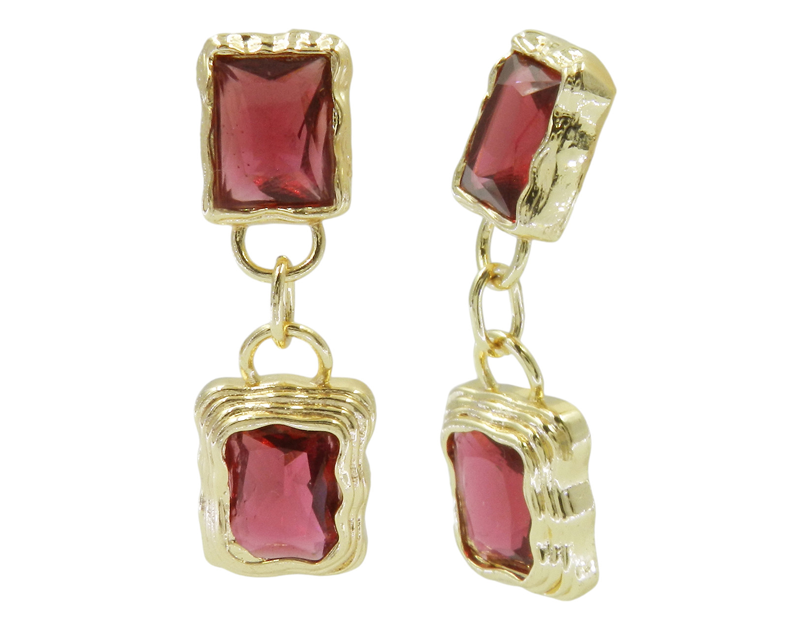 Aretes Chapa de Oro 10k Diseños Creativos