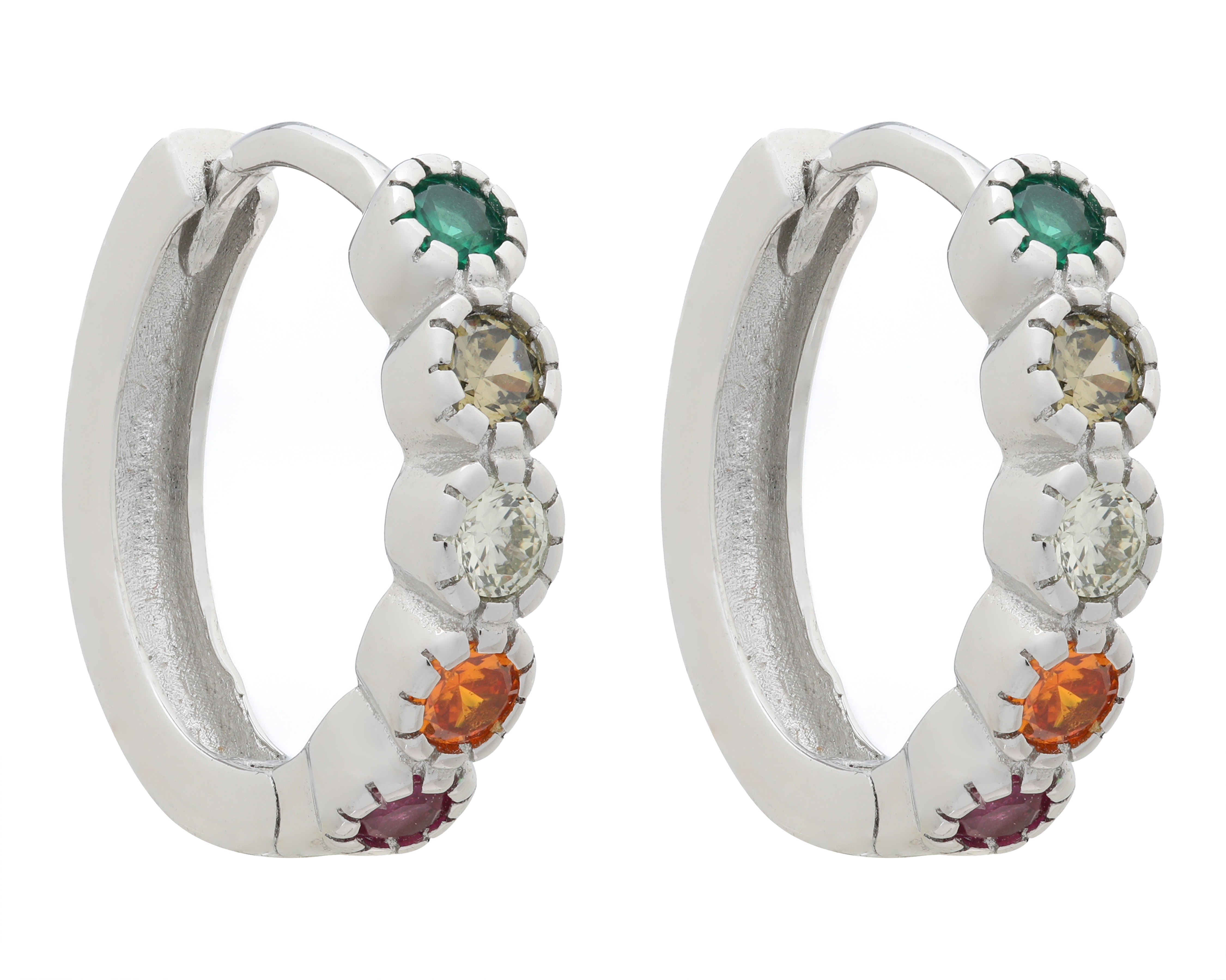 Foto 3 pulgar | Foto 2 | Aretes de Plata Sahara