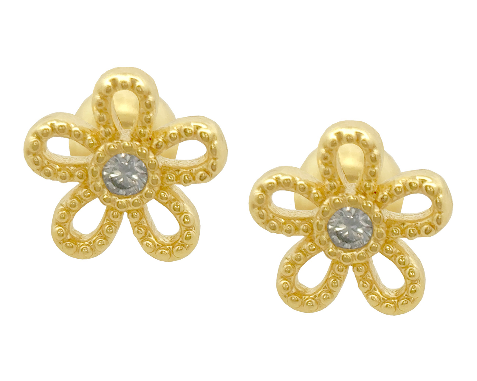Foto 2 | Foto 2 | Broqueles de Chapa de Oro 18K Sentimientos