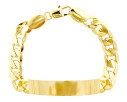 Pulsera de Chapa de Oro 18k Sentimientos