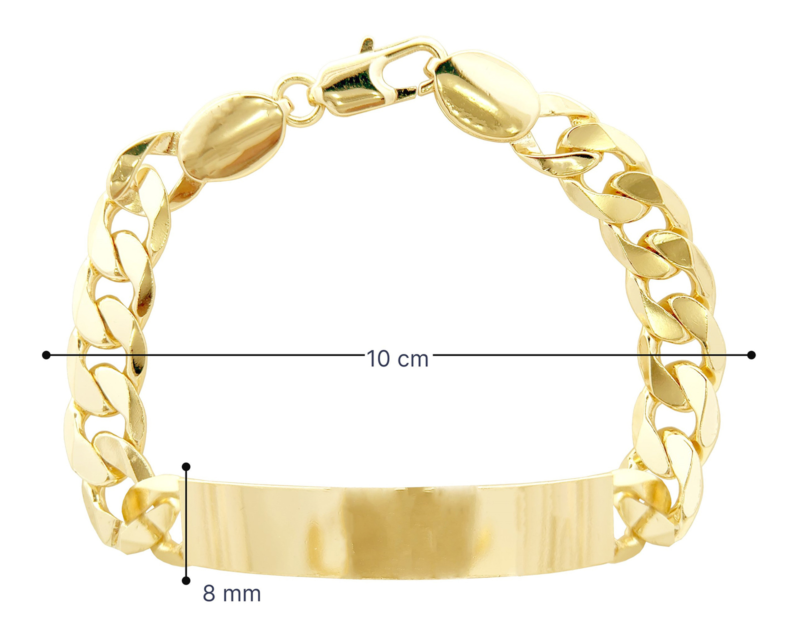 Foto 4 | Foto 4 | Pulsera de Chapa de Oro 18k Sentimientos