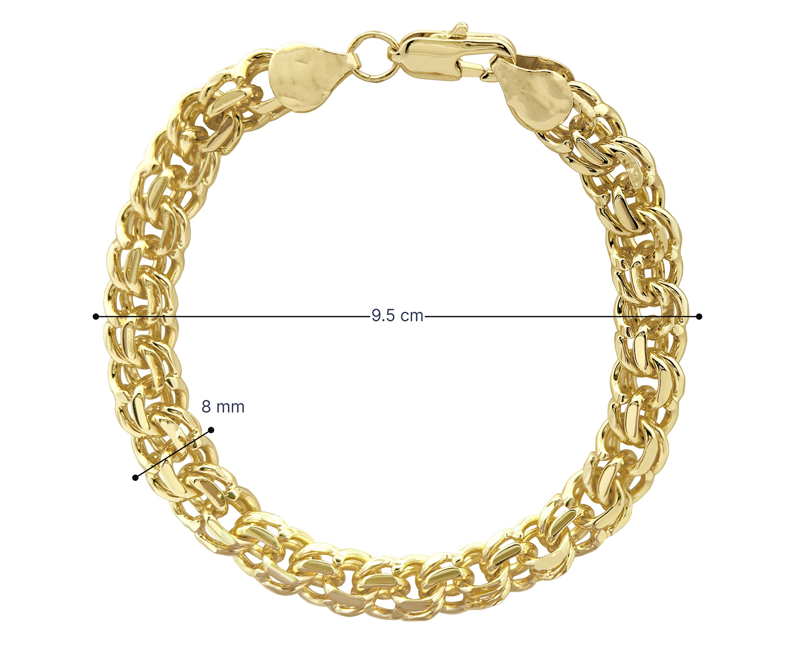 Foto 3 | Foto 3 | Pulsera de Chapa de Oro 18k Sentimientos