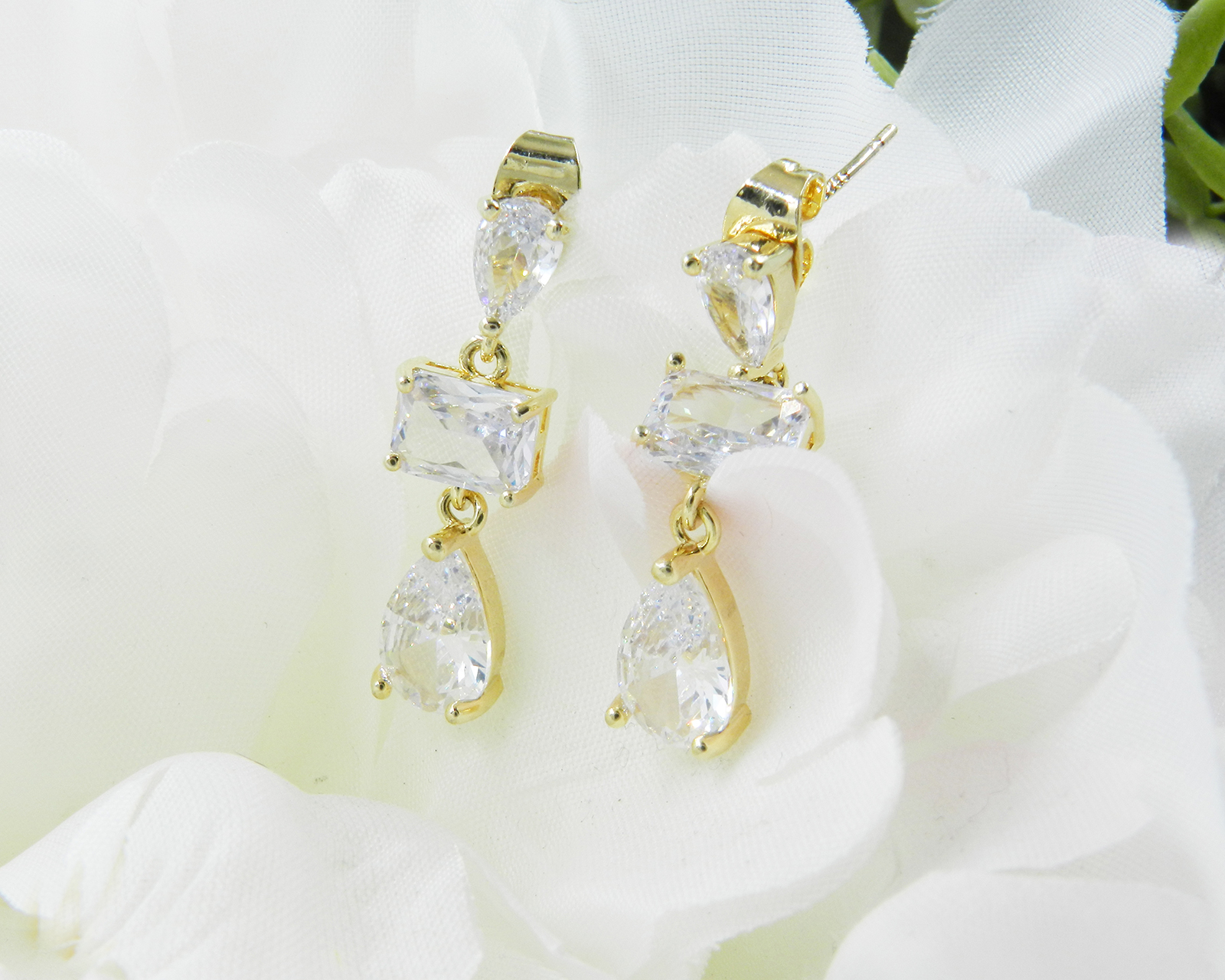 Foto 3 | Foto 3 | Aretes Chapa de Oro 10k Diseños Creativos