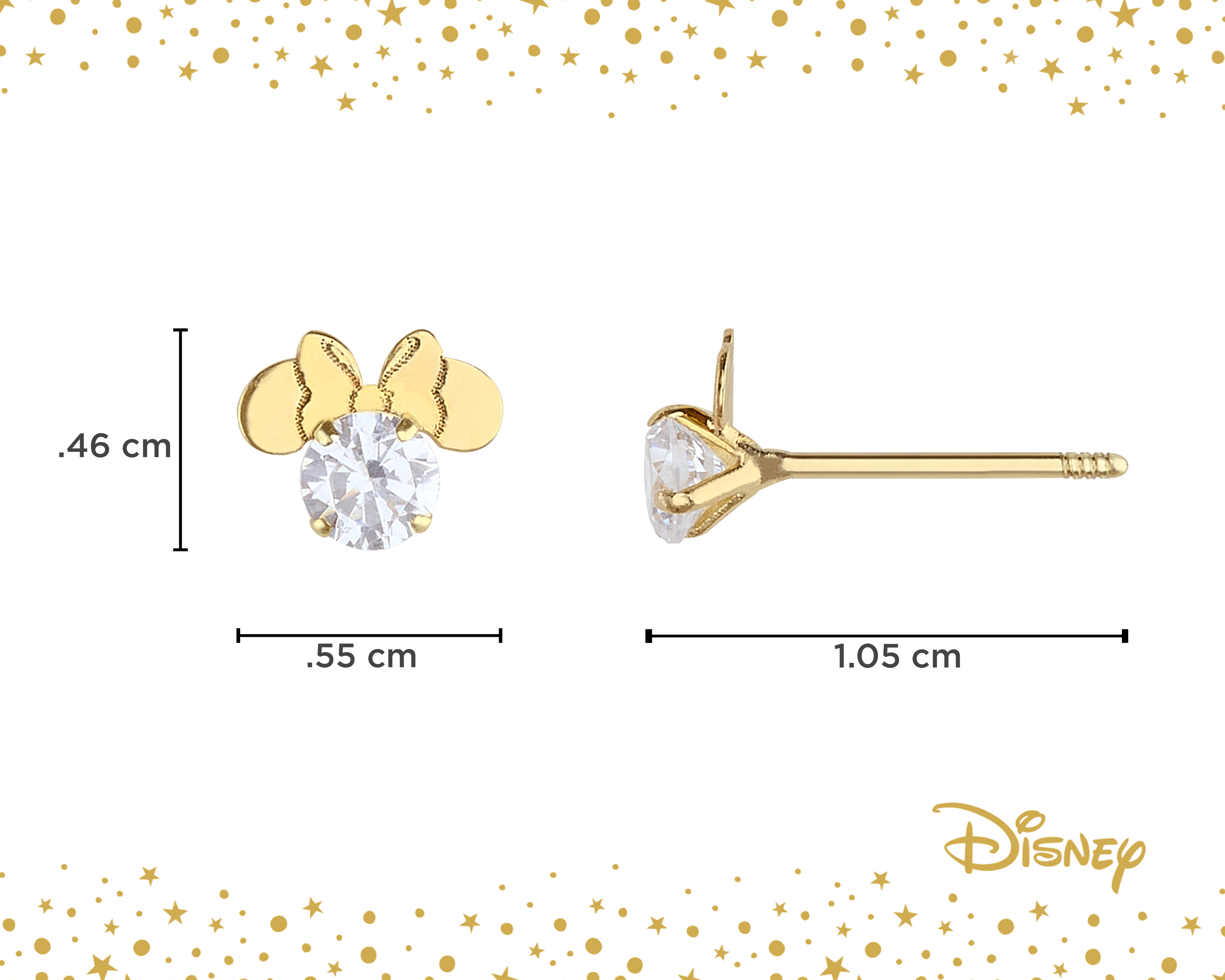 Foto 5 pulgar | Foto 4 | Broqueles de Oro 10K Disney