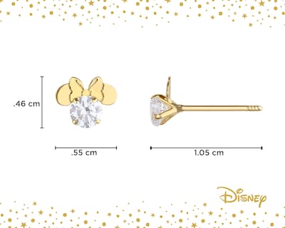 Foto 4 | Foto 4 | Broqueles de Oro 10K Disney