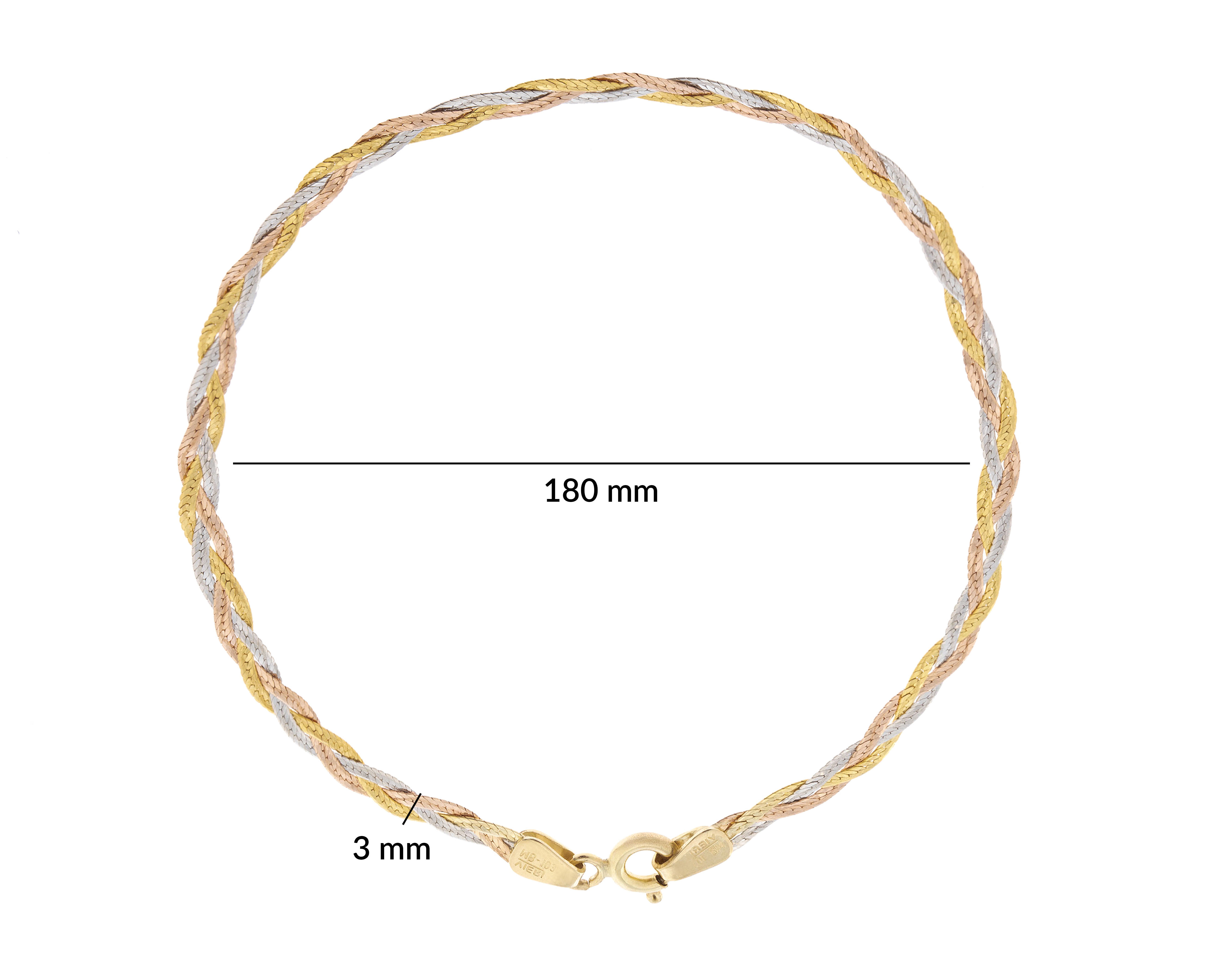 Foto 7 pulgar | Foto 6 | Pulsera de Oro 10k Vieri