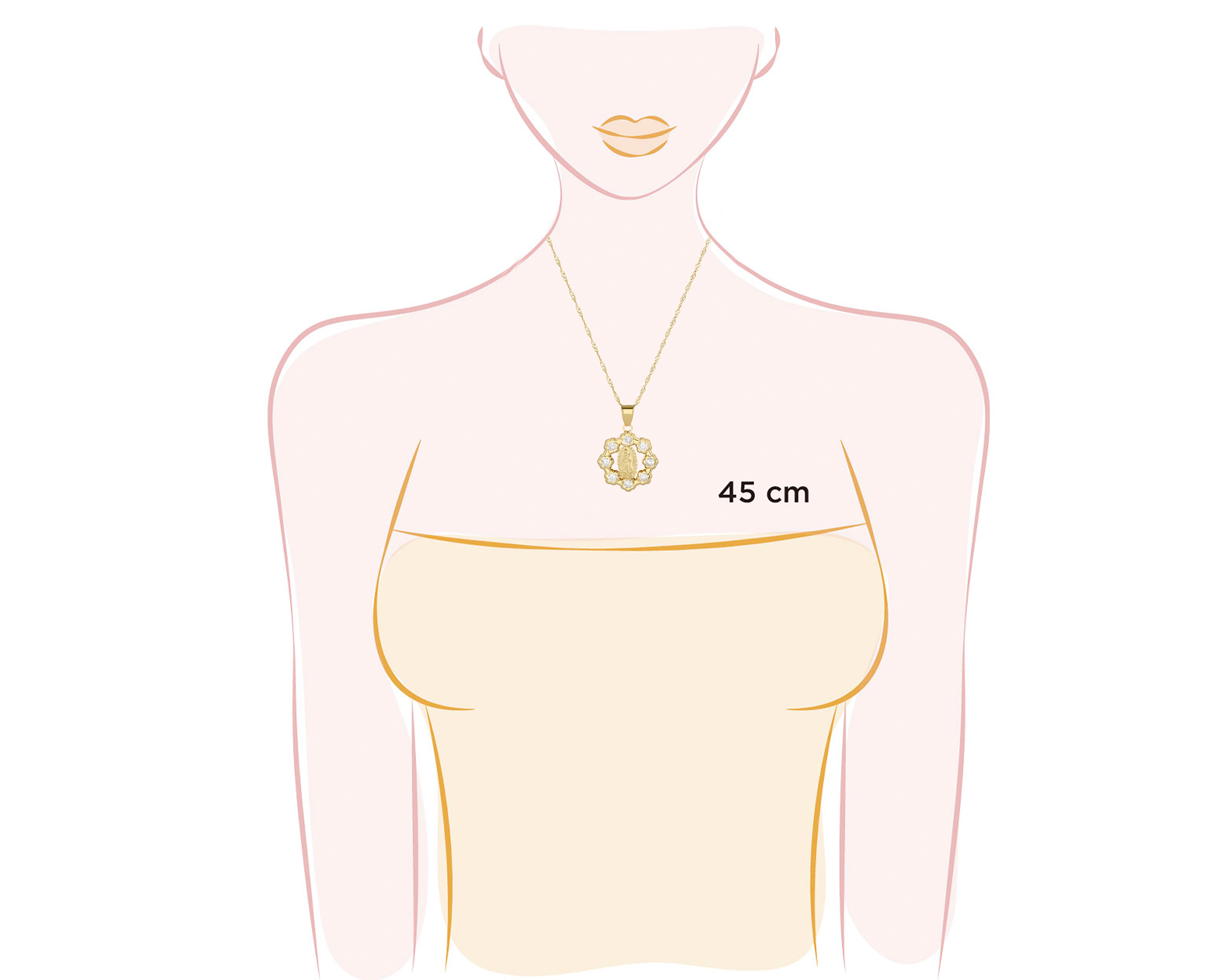 Foto 6 pulgar | Foto 5 | Collar de Oro 10K Sabelli