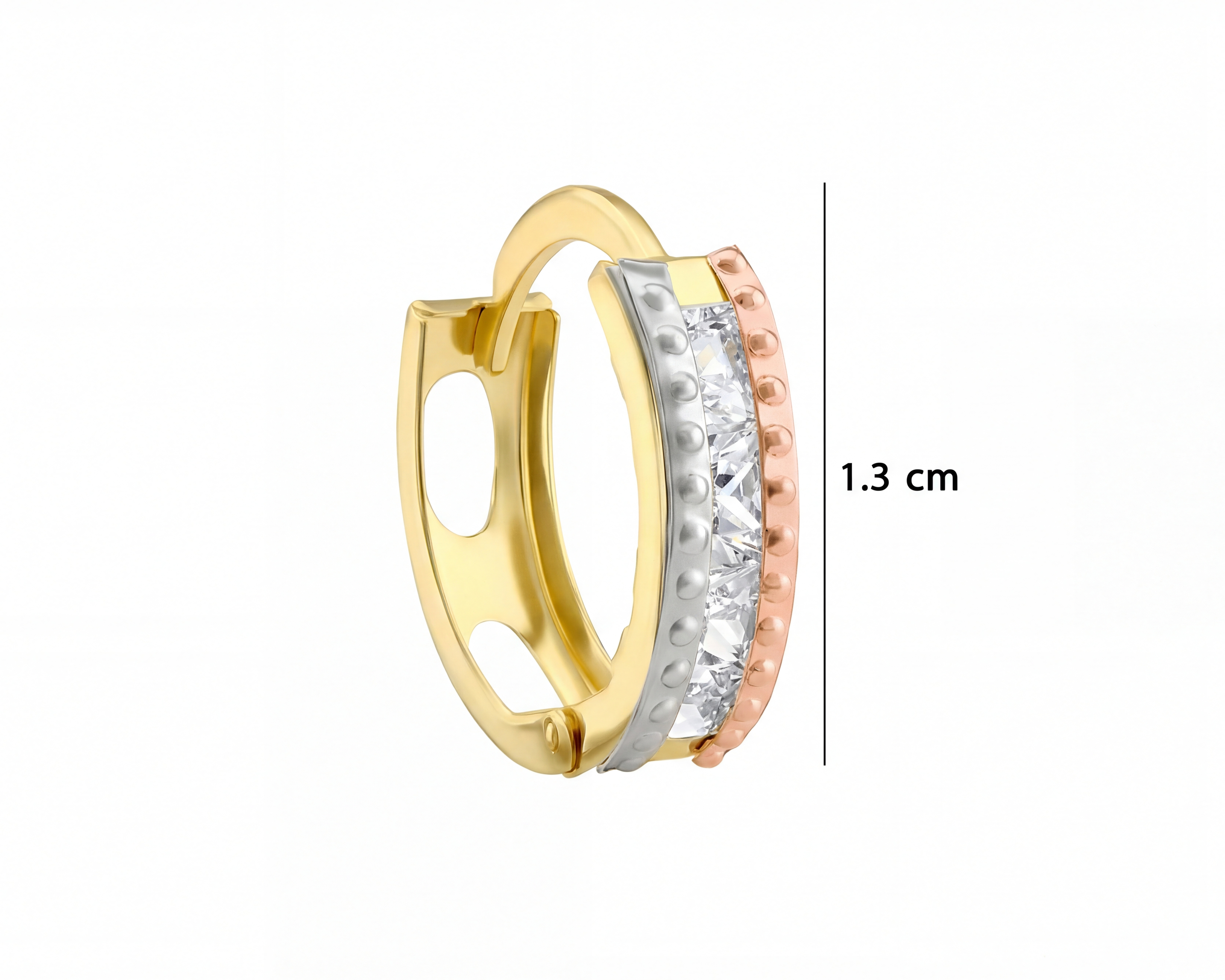 Foto 7 pulgar | Foto 6 | Arracadas de Oro 10K Sabelli