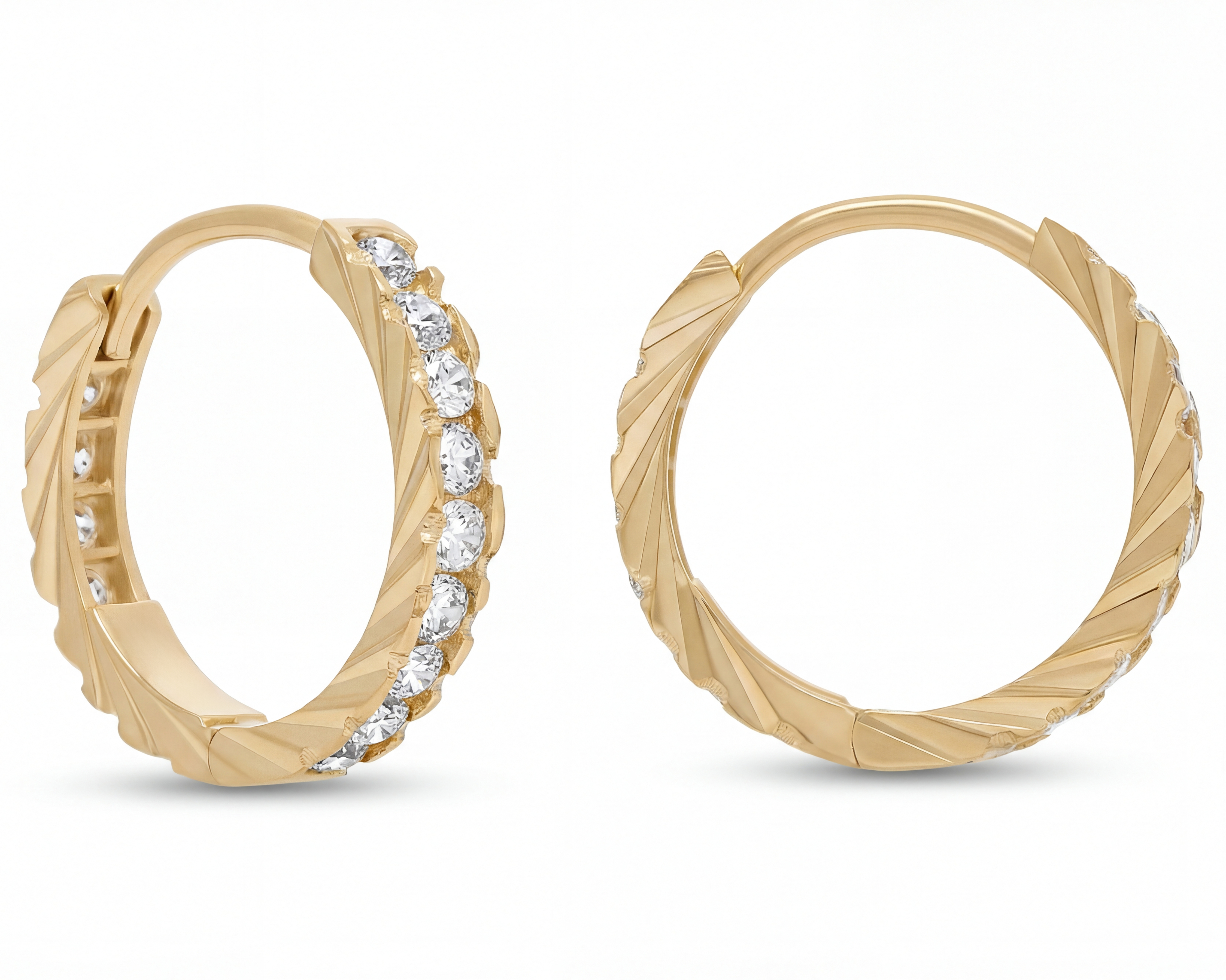 Arracadas de Oro 10K Sabelli