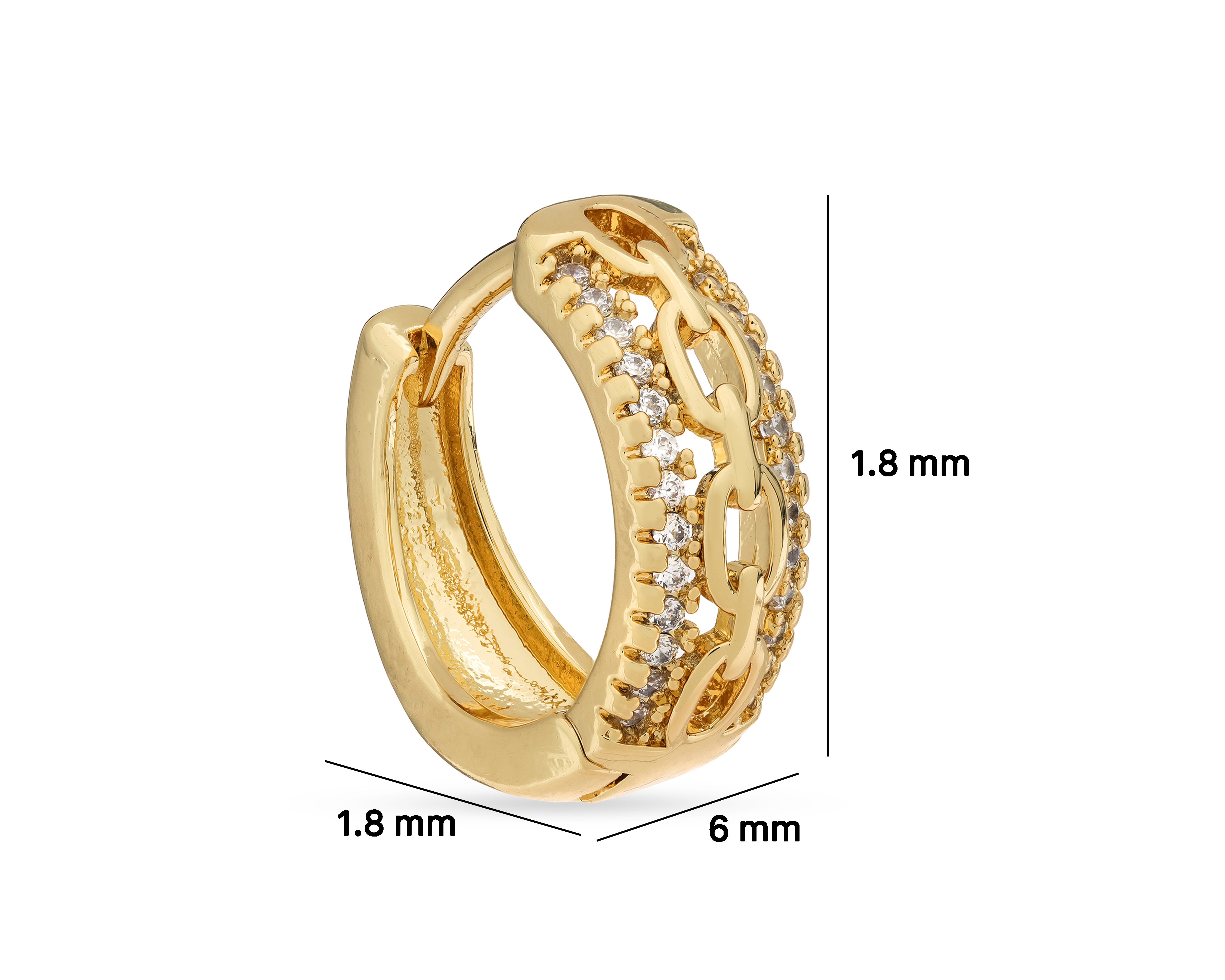Foto 6 | Foto 5 | Arracadas de Chapa de Oro Allu Jewelry
