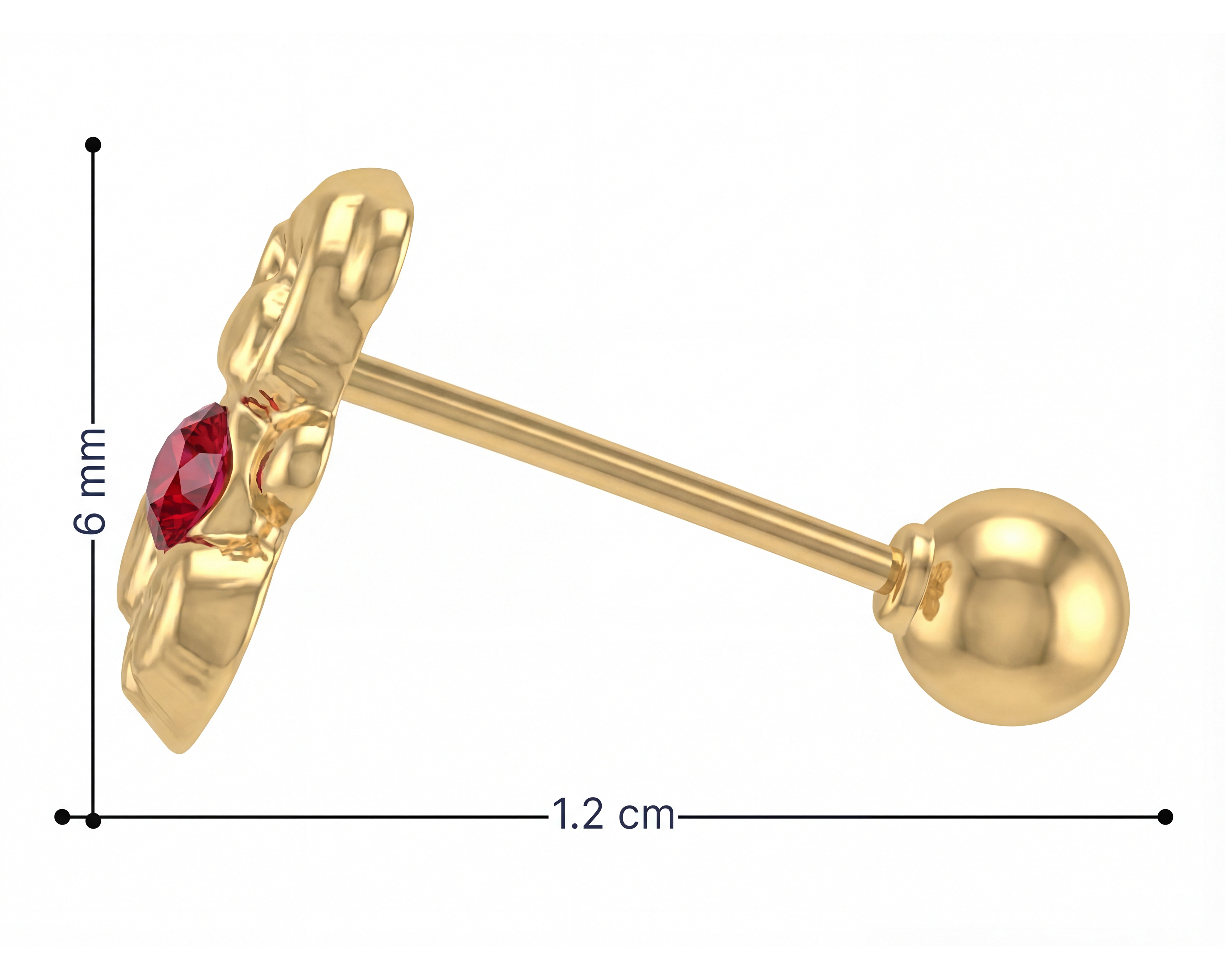 Foto 7 pulgar | Foto 6 | Broqueles Oso de Oro 10K Baby Colors