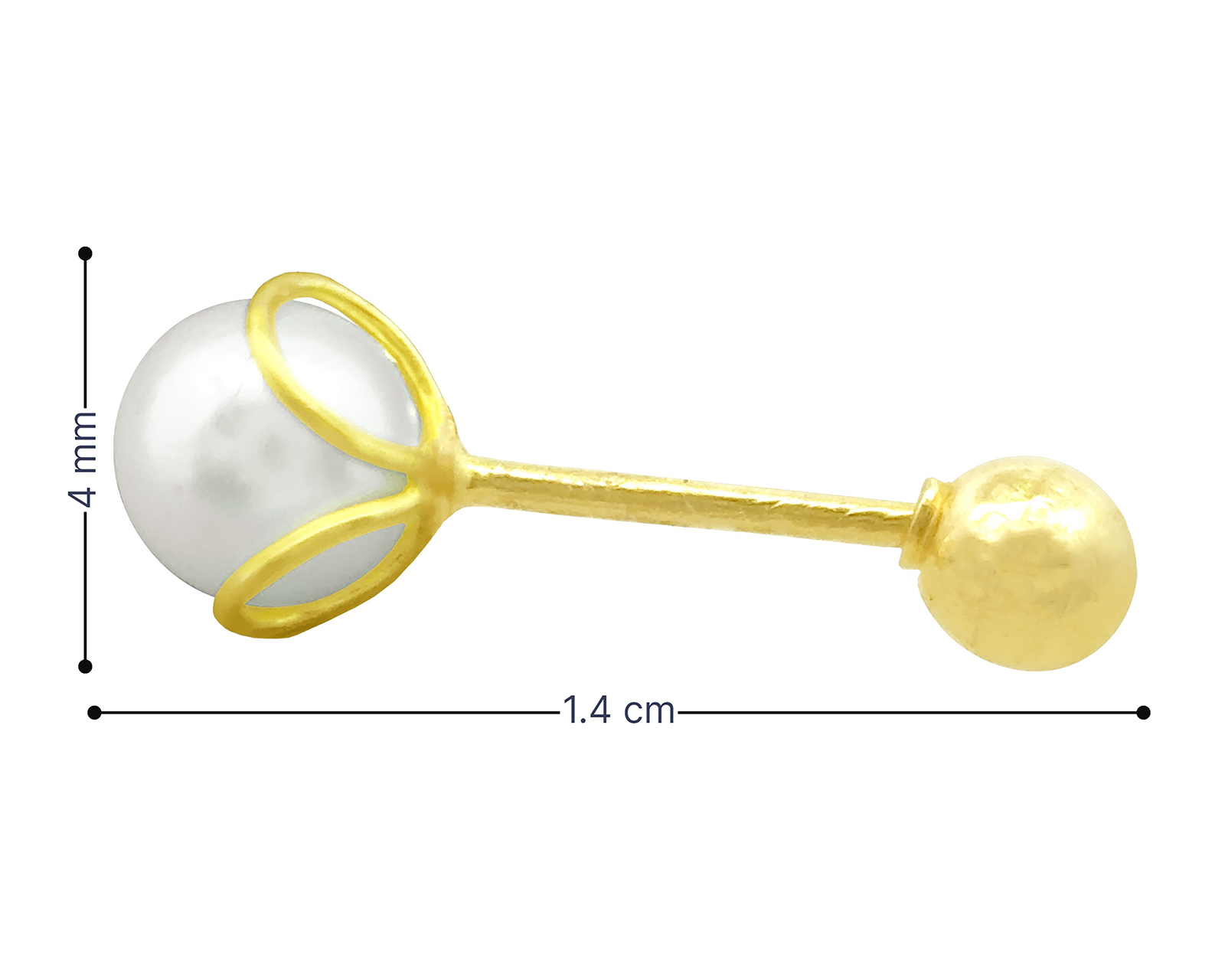 Foto 5 | Foto 5 | Broqueles de Oro 10k Baby Colors