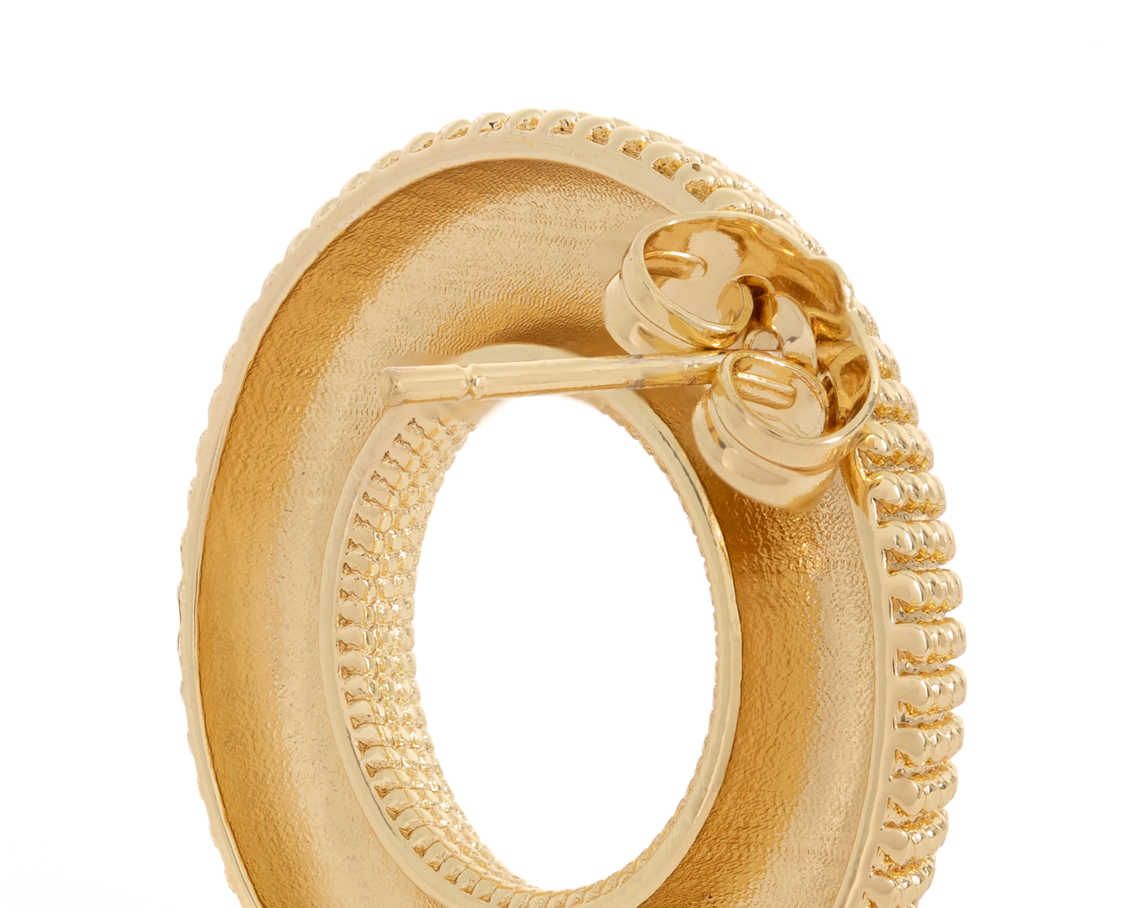 Foto 4 pulgar | Foto 3 | Aretes de Chapa de Oro 18k Steeltime